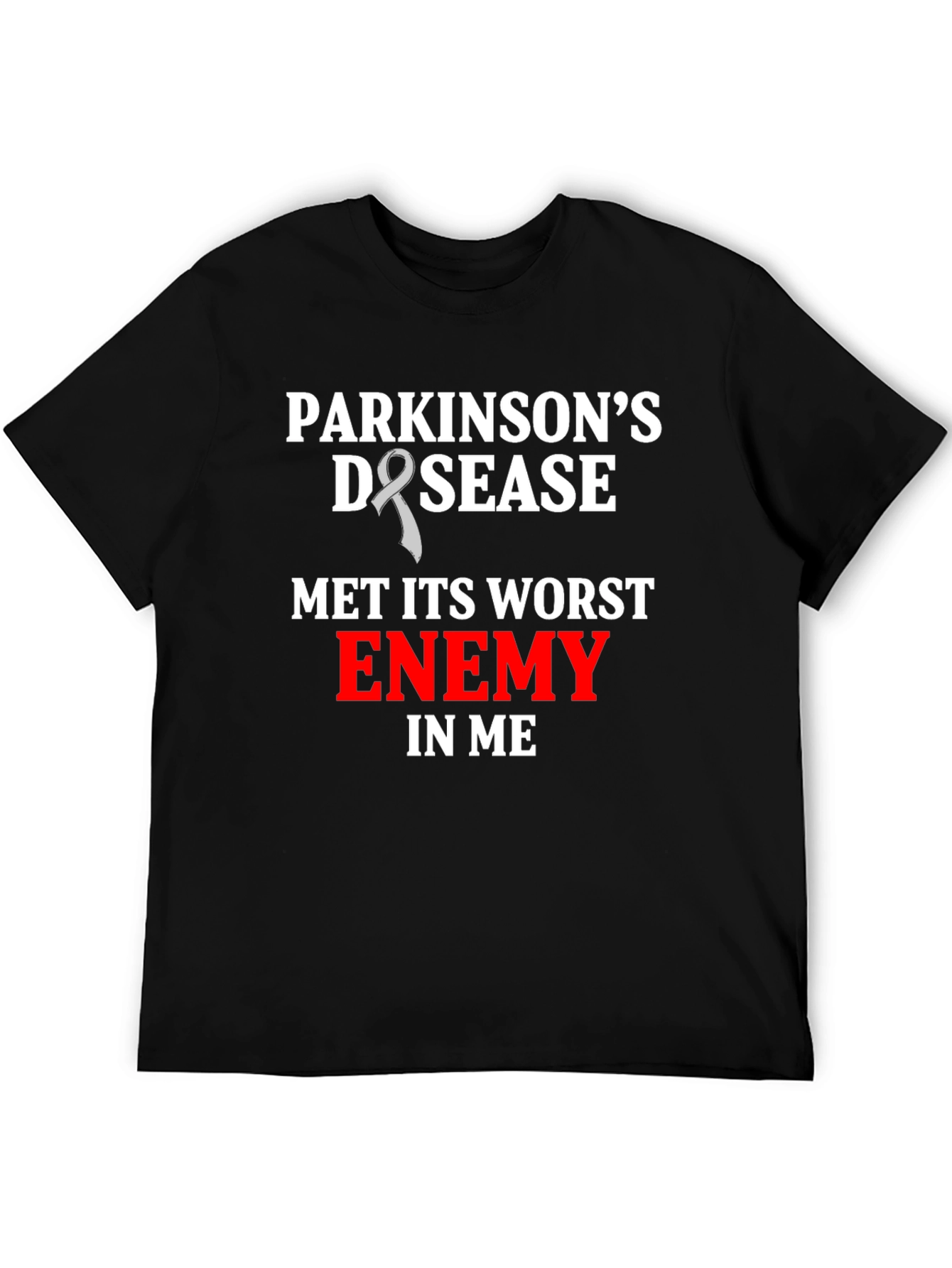 Parkinsons Awareness T-Shirt - Worst Enemy in Me