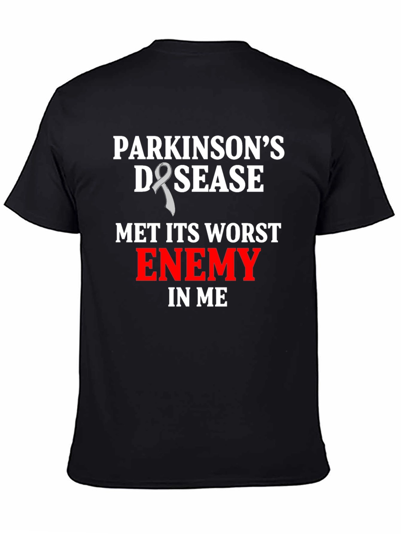 Parkinsons Awareness T-Shirt - Worst Enemy in Me