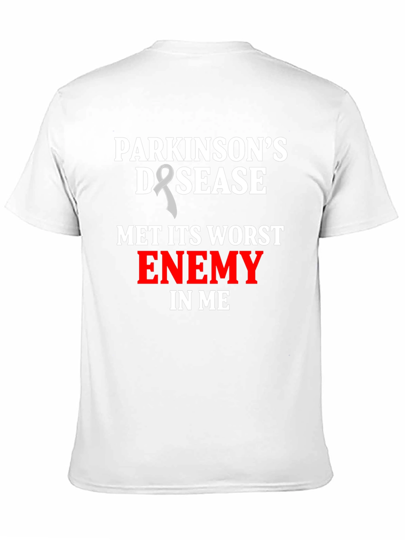 Parkinsons Awareness T-Shirt - Worst Enemy in Me