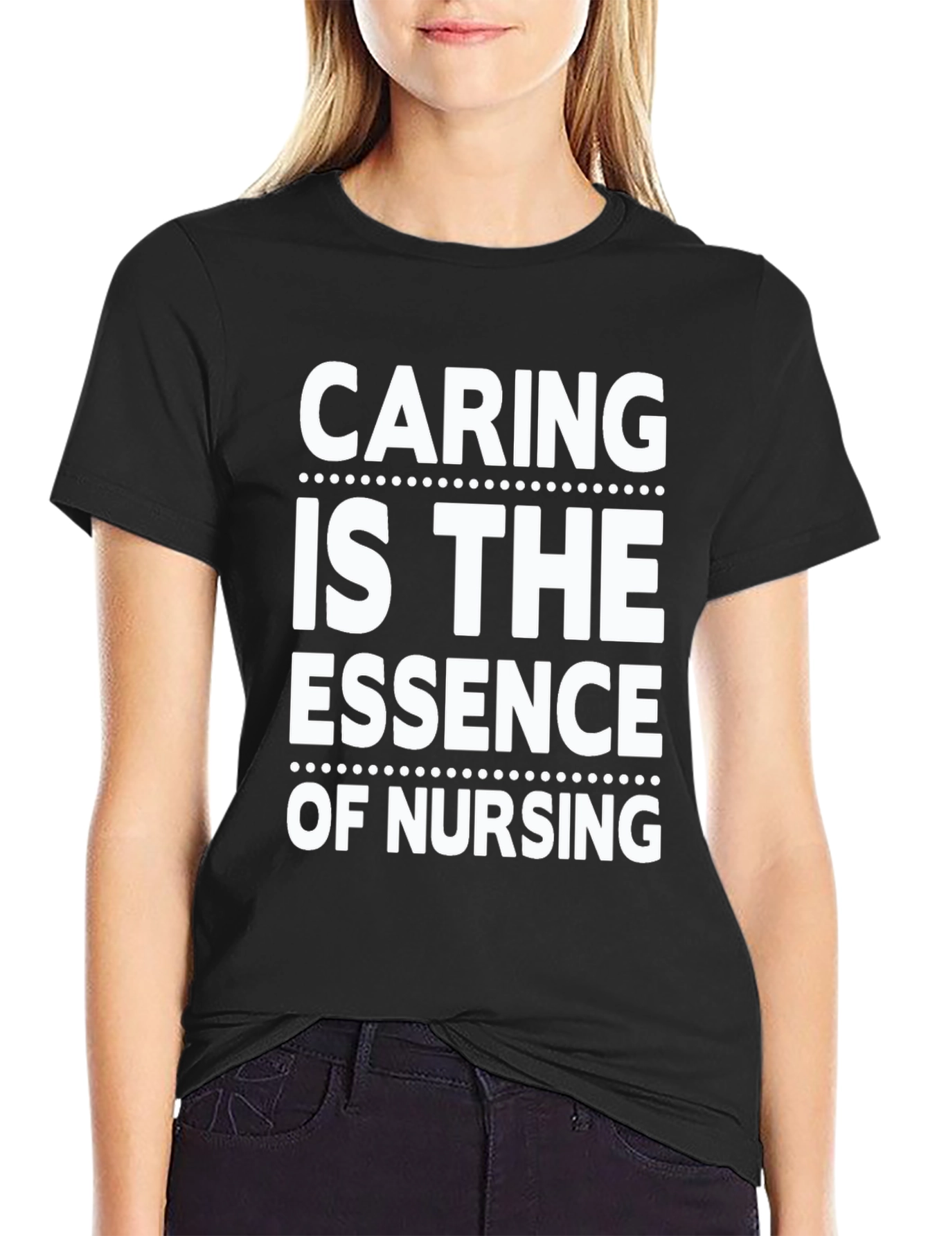 Caring is the Essence of Nursing T-Shirt