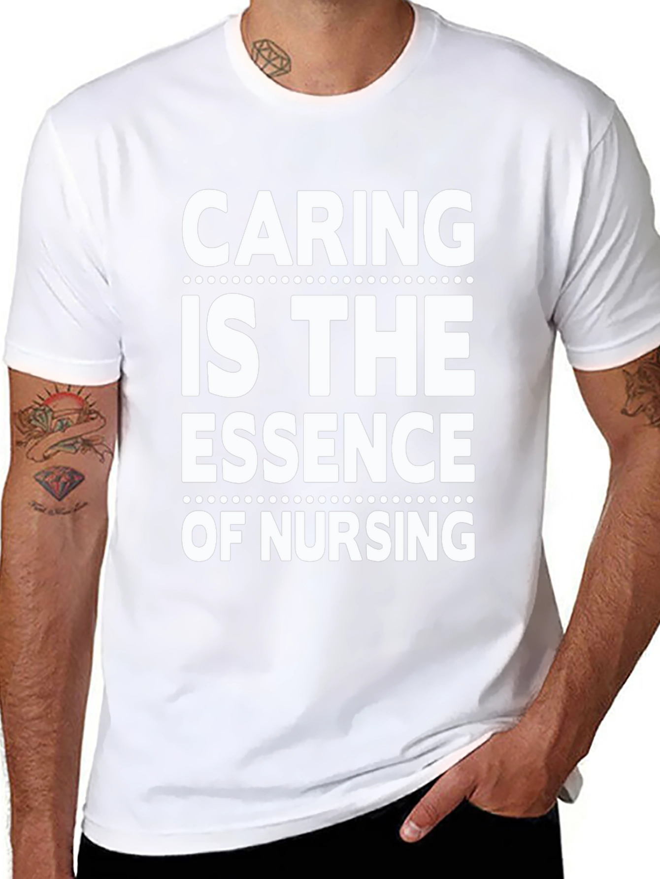 Caring is the Essence of Nursing T-Shirt