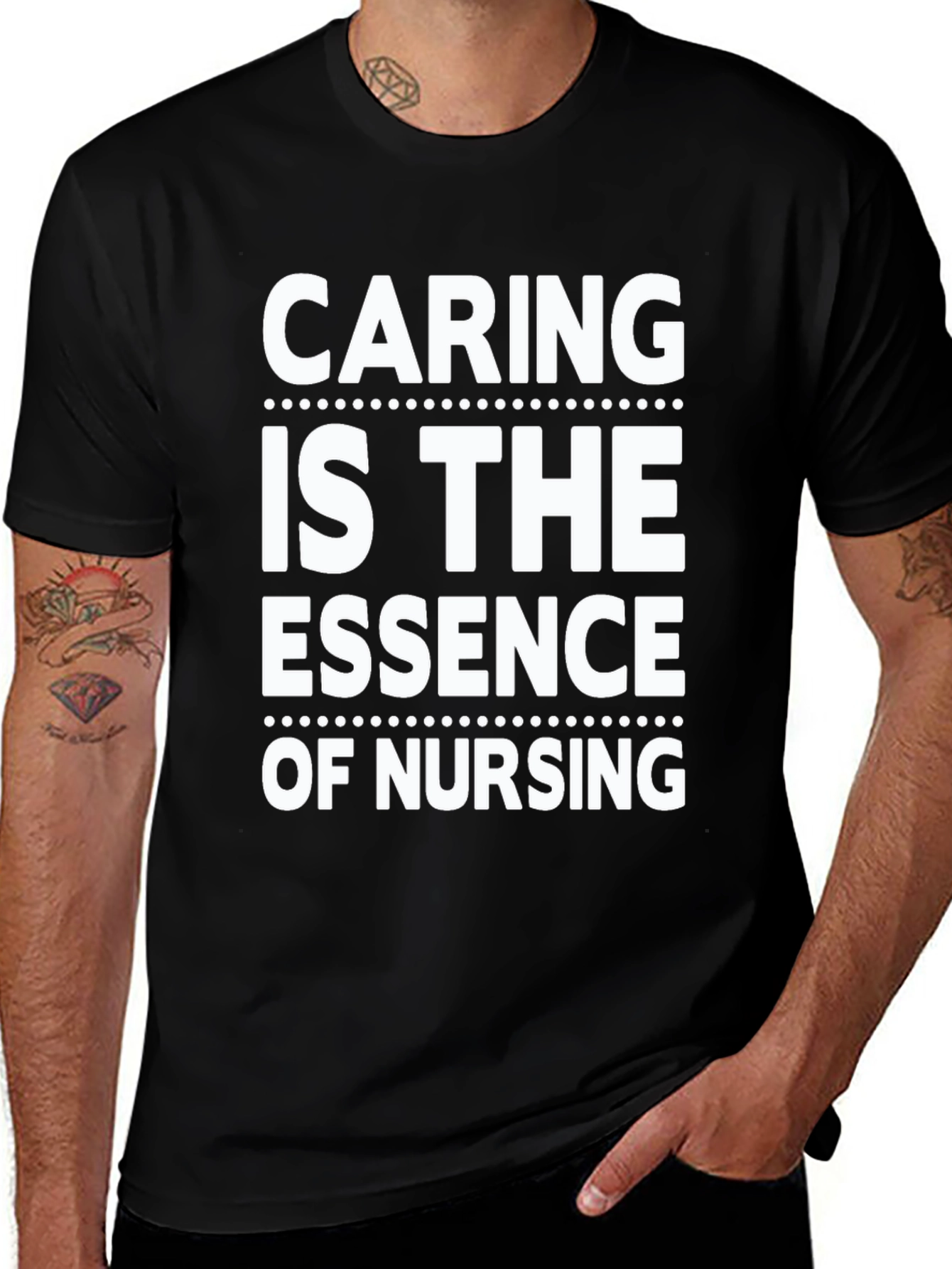 Caring is the Essence of Nursing T-Shirt