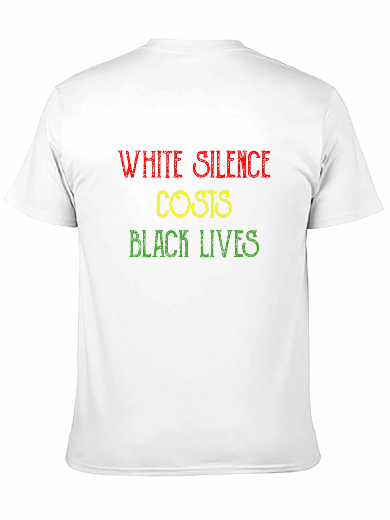 White Silence Costs Black Lives T-Shirt