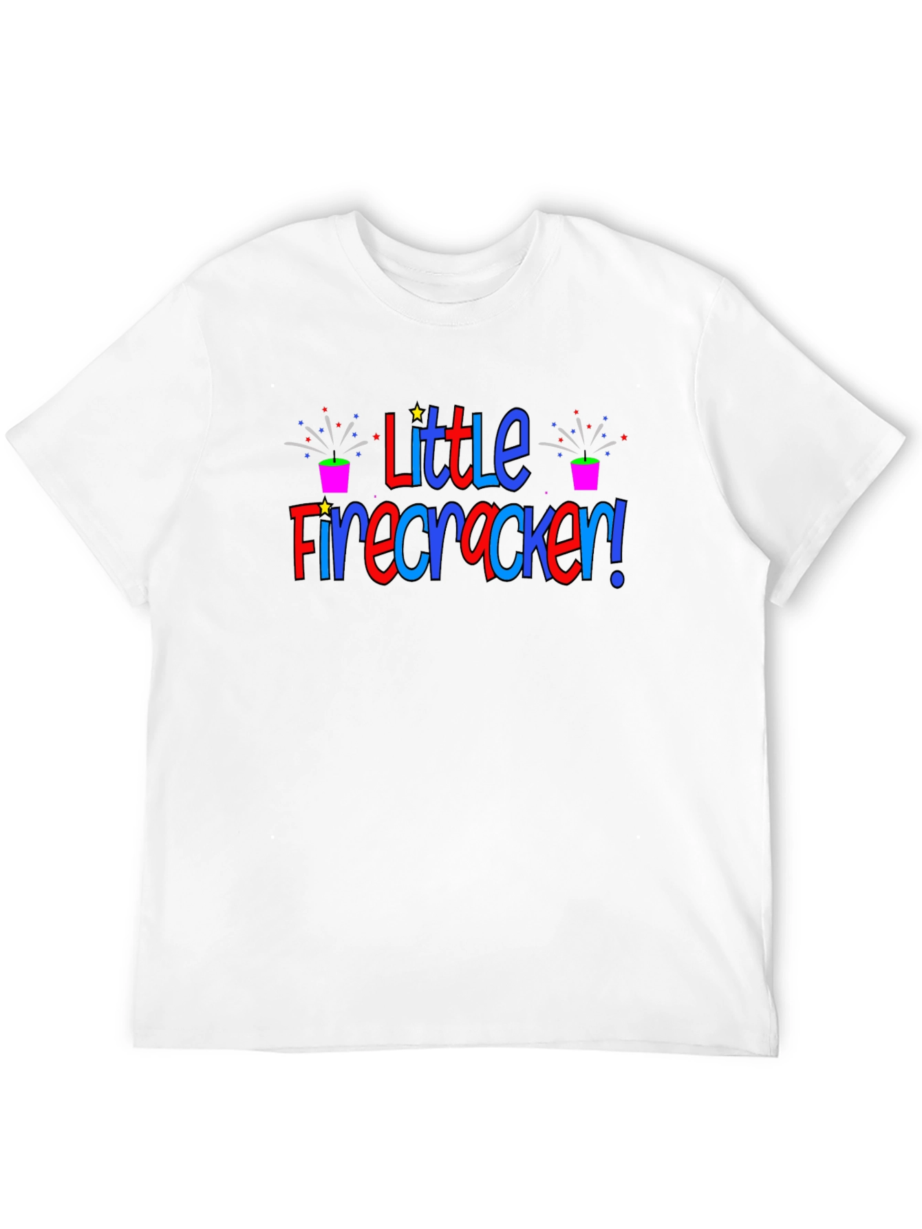 Little Firecracker Tee - Patriotic T-Shirt