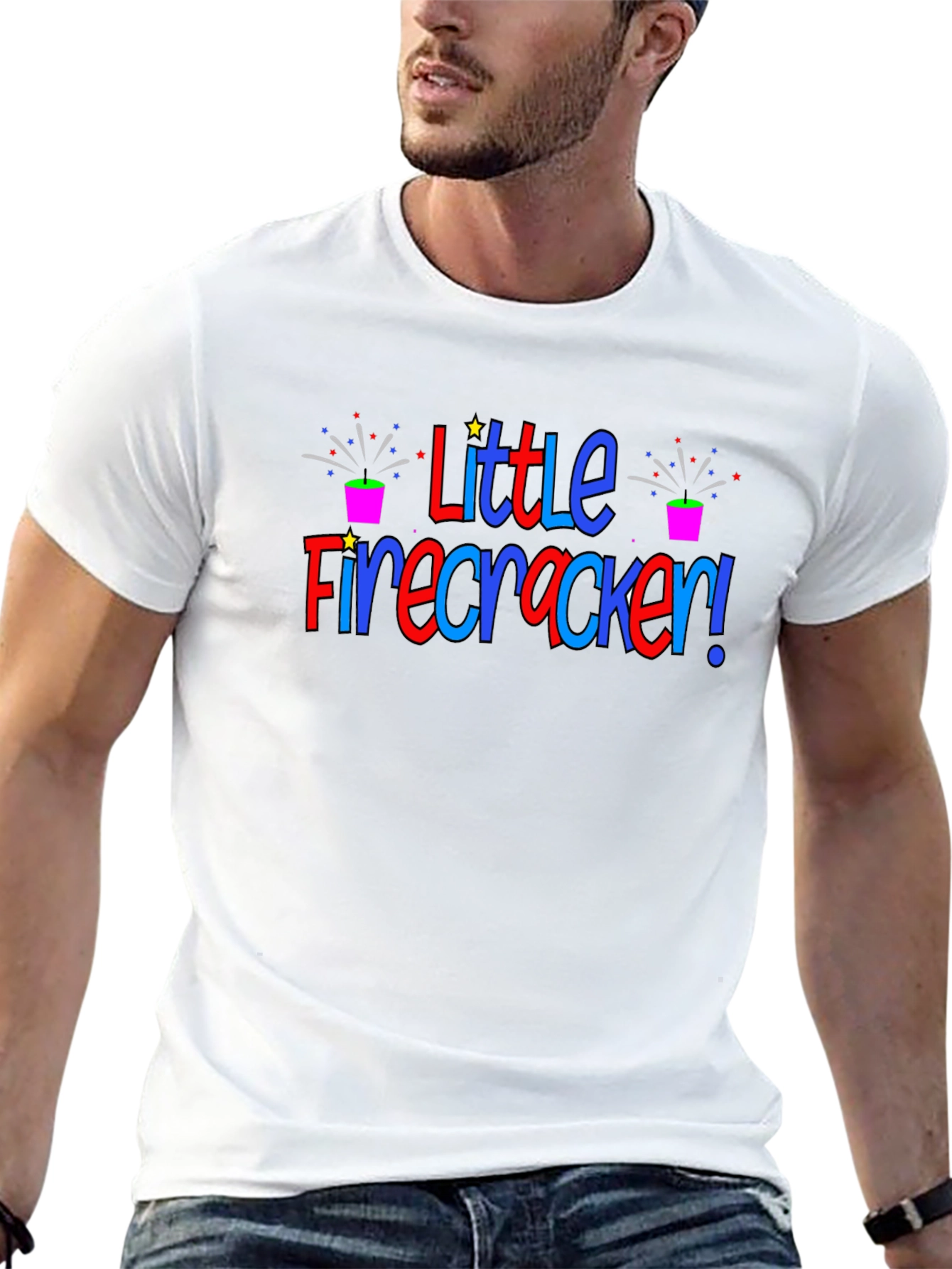 Little Firecracker Tee - Patriotic T-Shirt