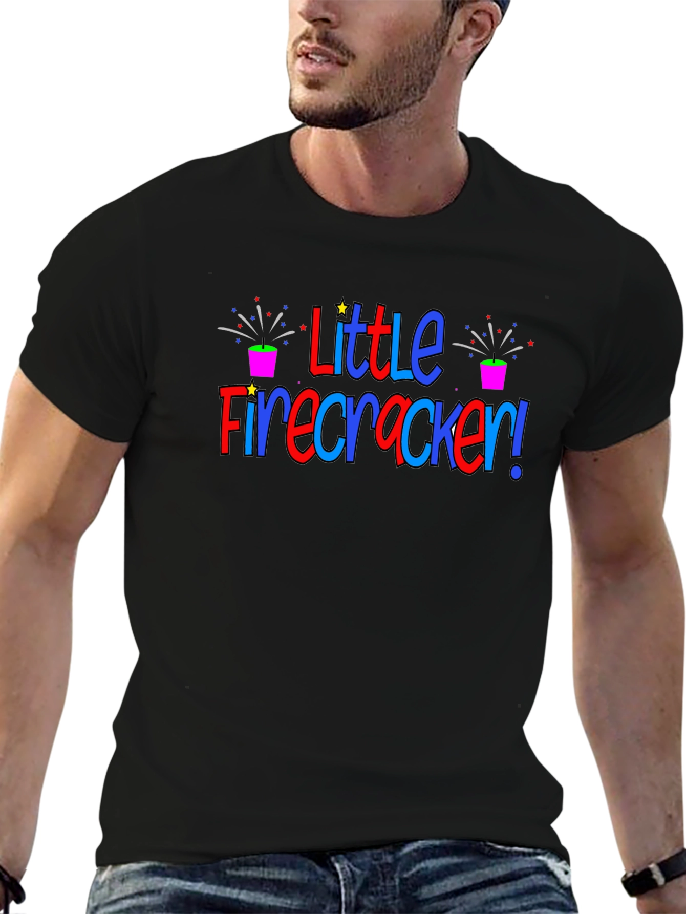 Little Firecracker Tee - Patriotic T-Shirt