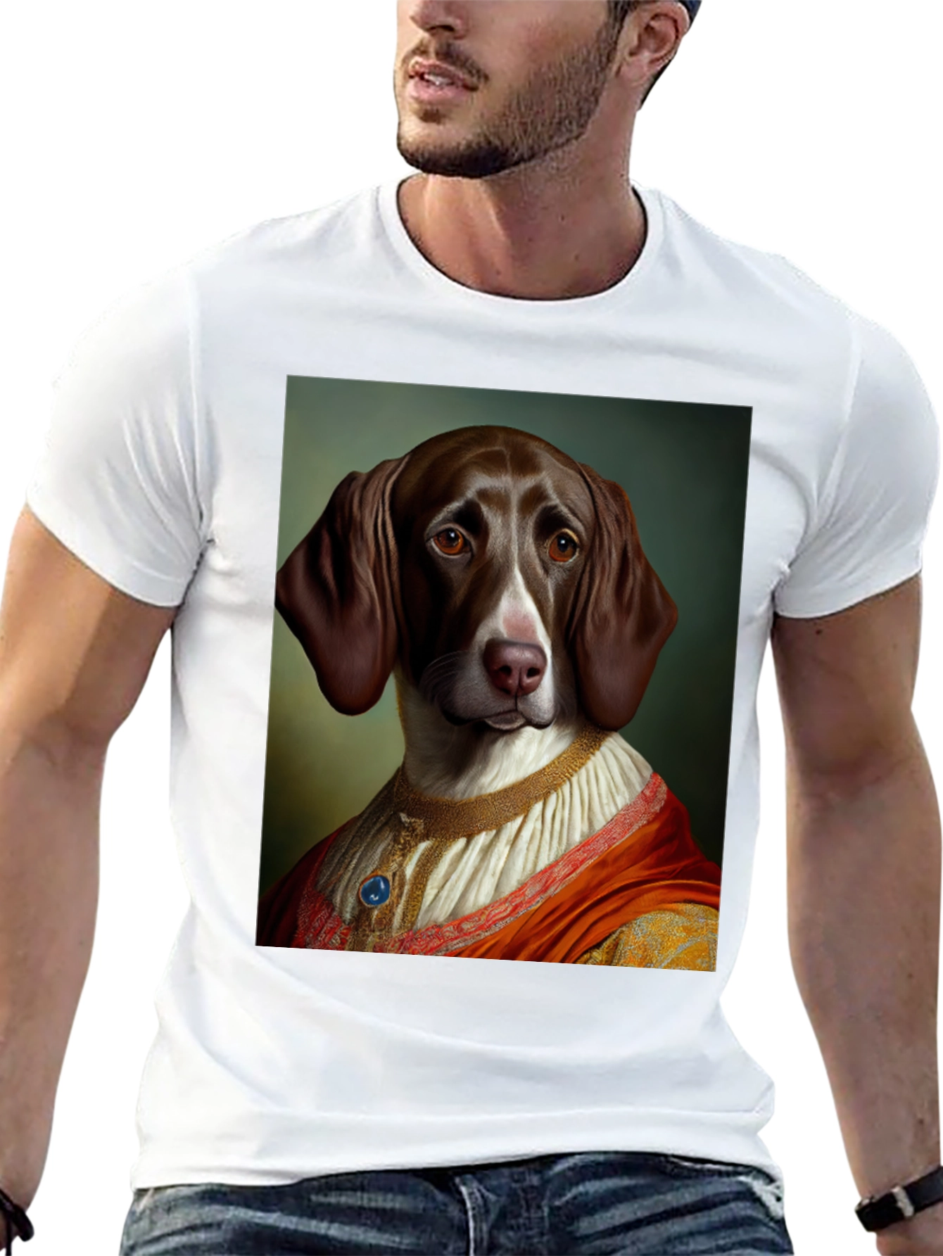 Regal Dog Portrait T-Shirt