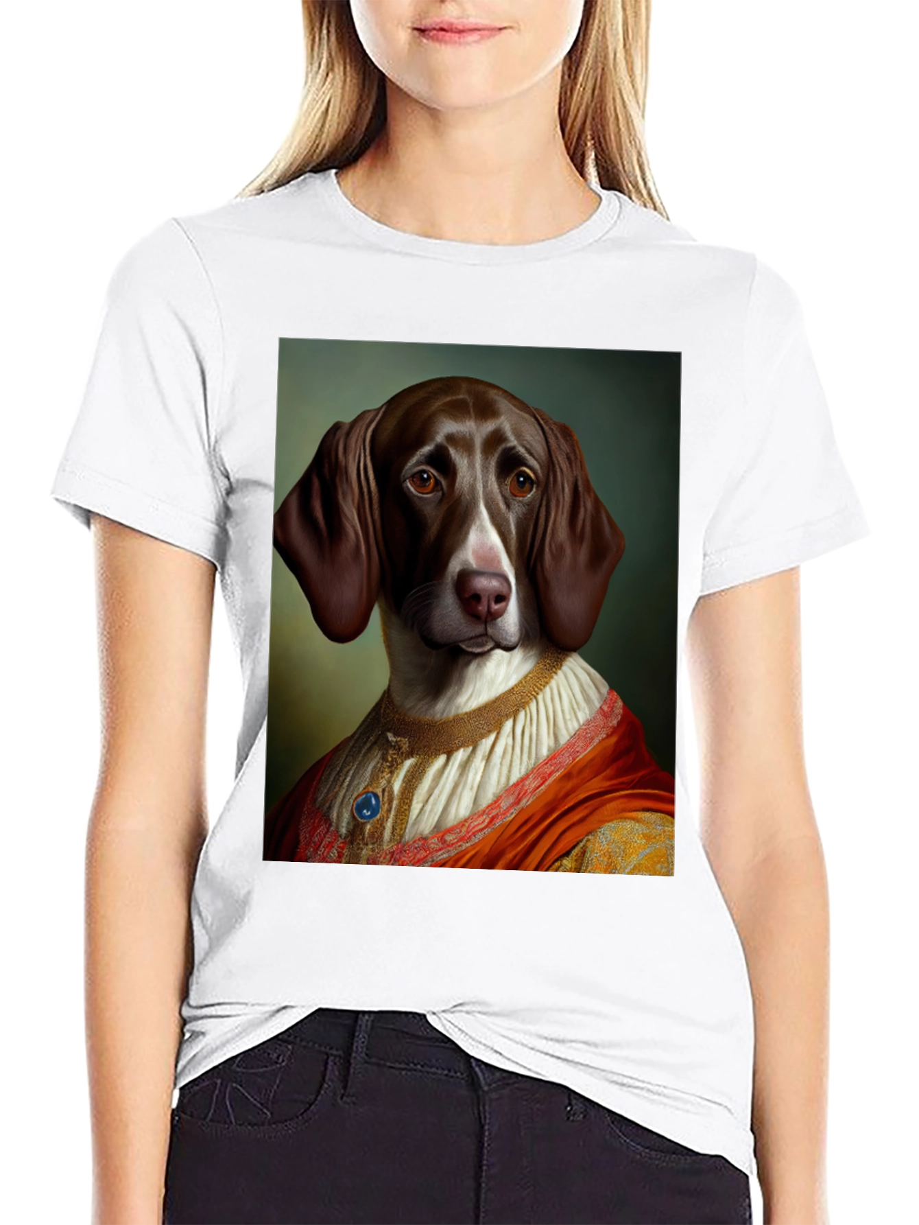Regal Dog Portrait T-Shirt