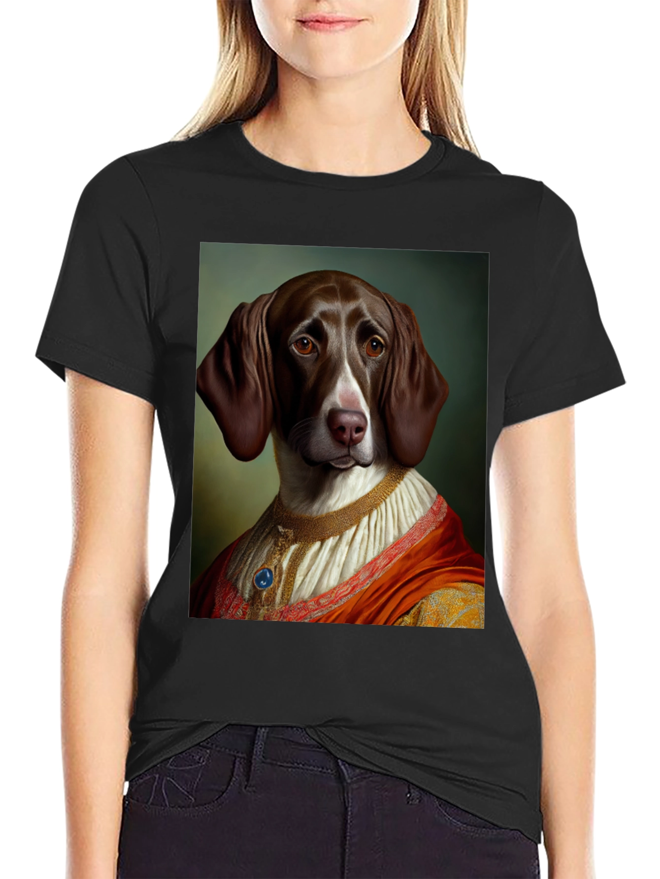Regal Dog Portrait T-Shirt