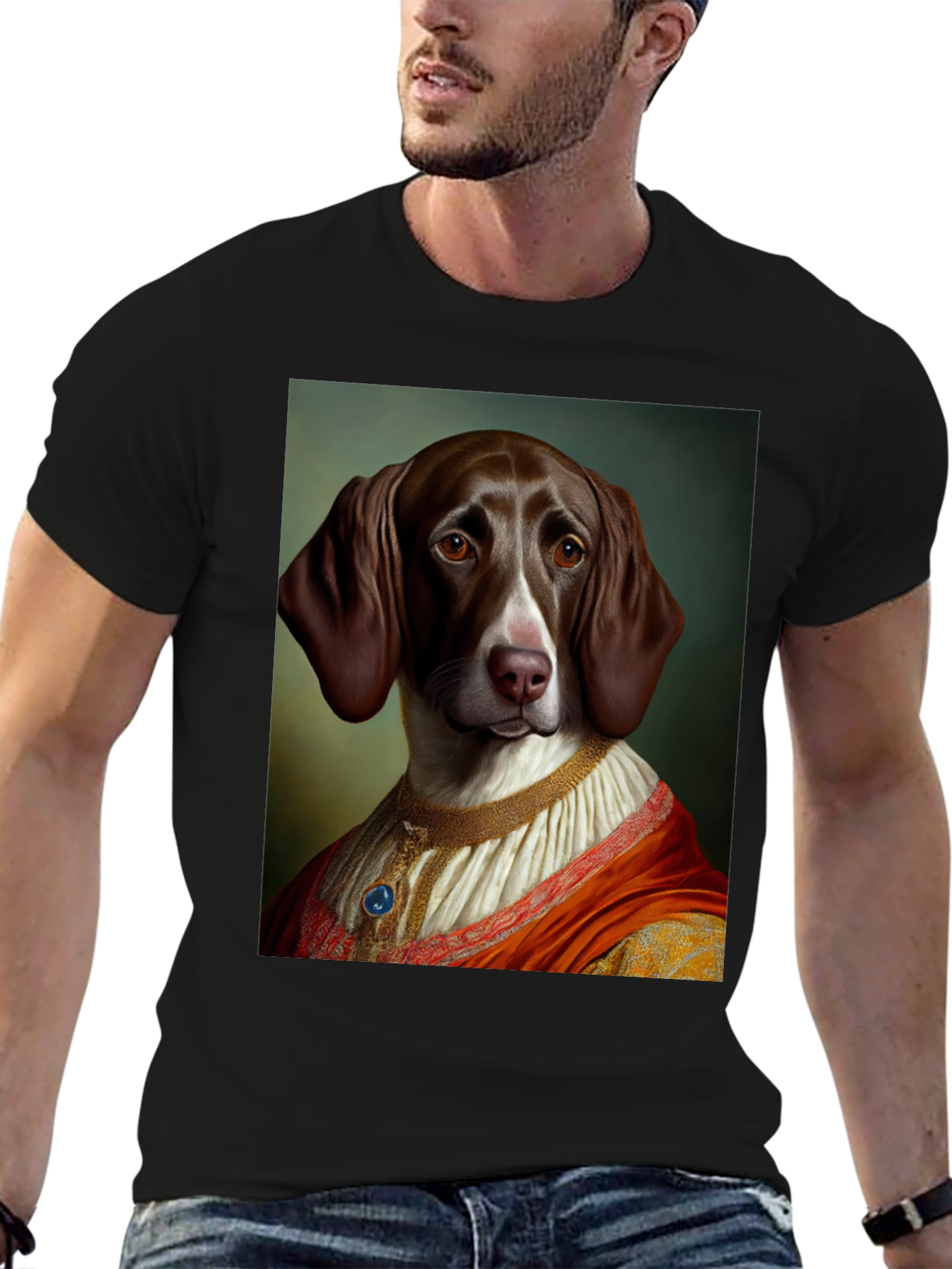 Regal Dog Portrait T-Shirt