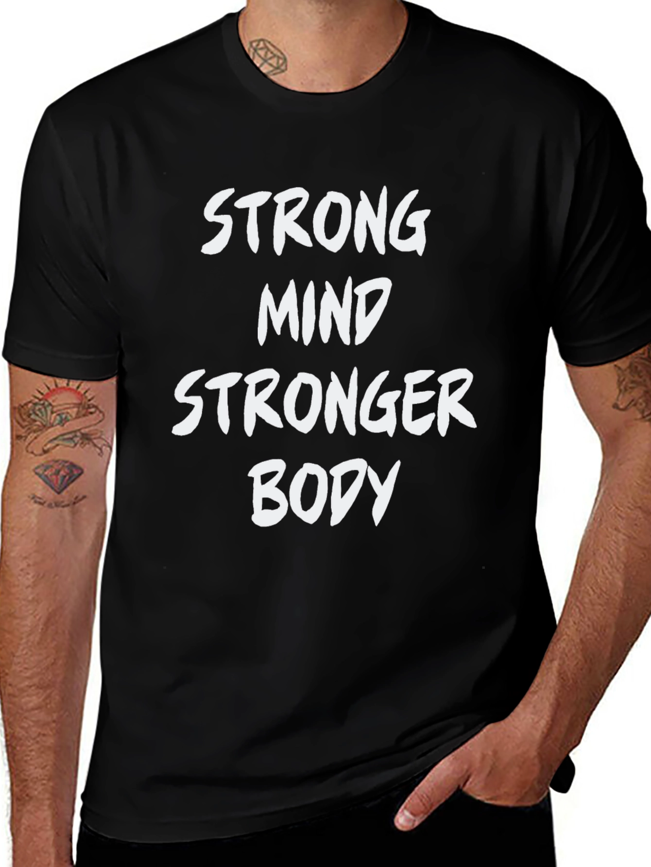 Strong Mind Stronger Body Graphic Tee