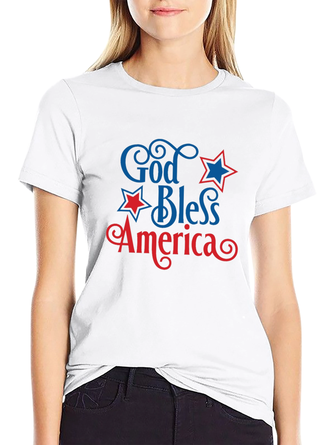 God Bless America Patriotic T-Shirt