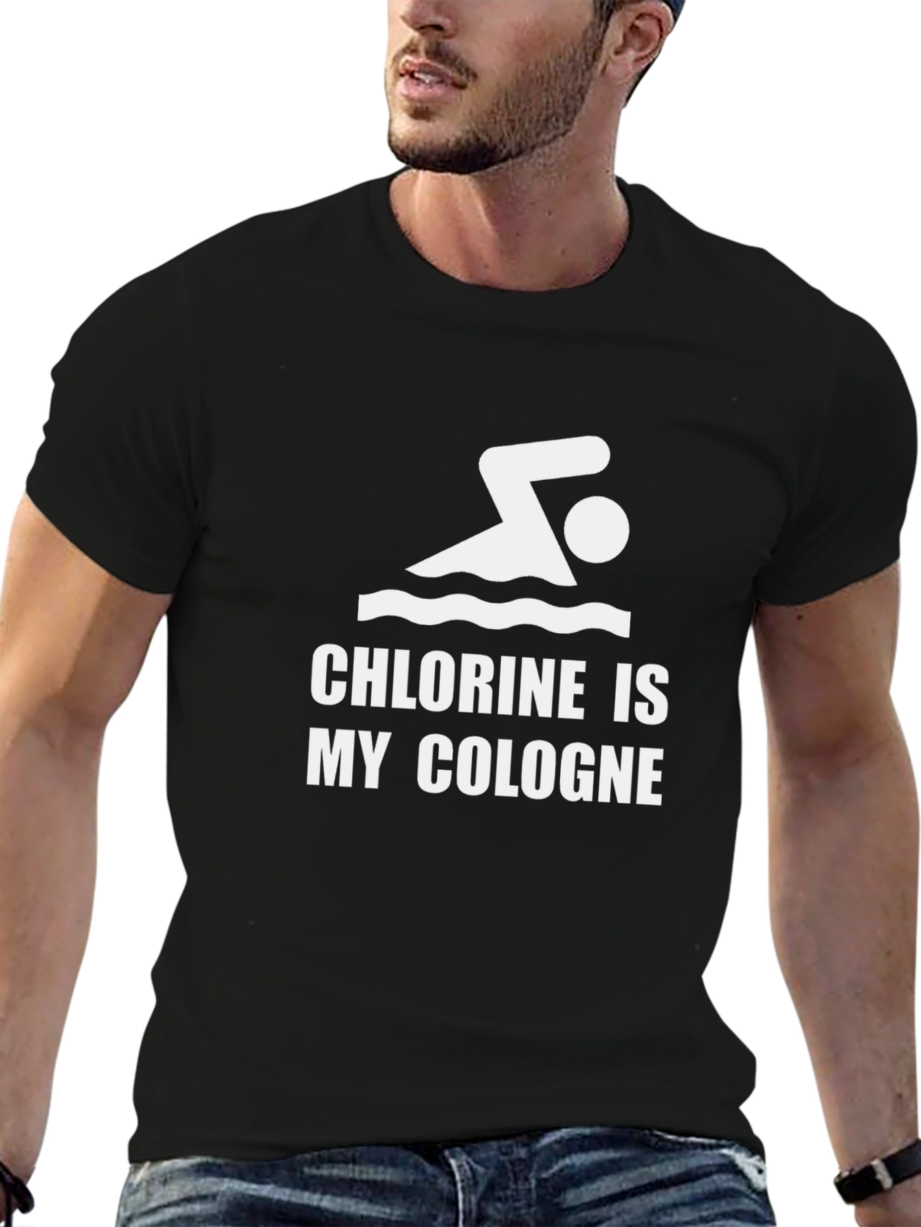 Chlorine is My Cologne Swimmer T-Shirt