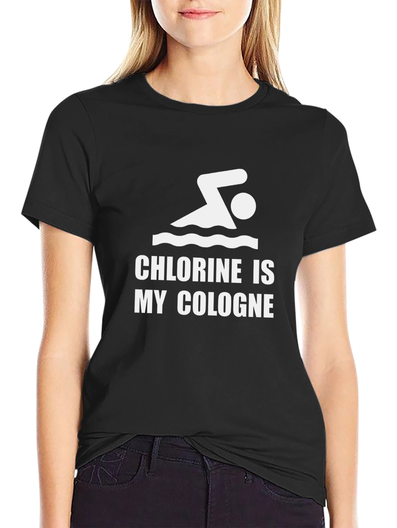 Chlorine is My Cologne Swimmer T-Shirt
