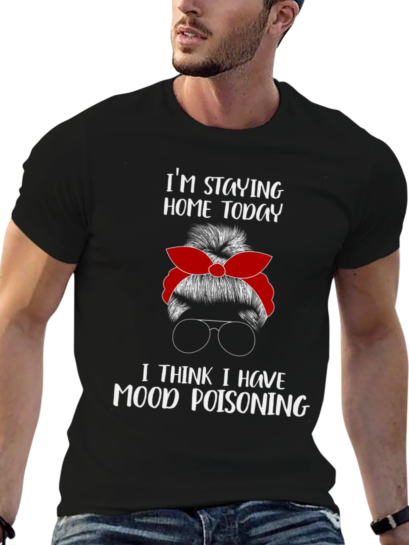 Mood Poisoning Messy Bun T-Shirt