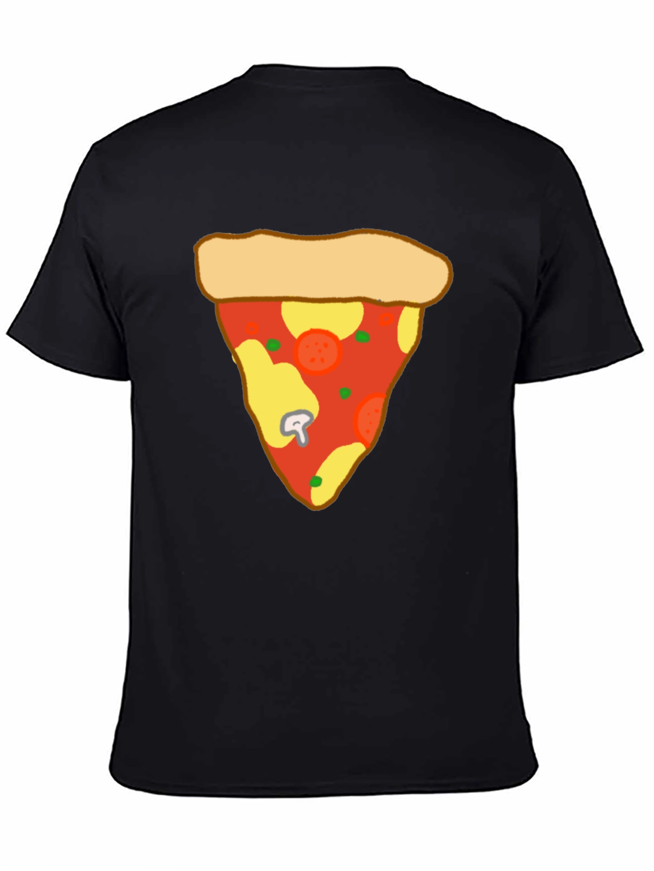Pizza Slice Graphic Tee - Casual Comfort