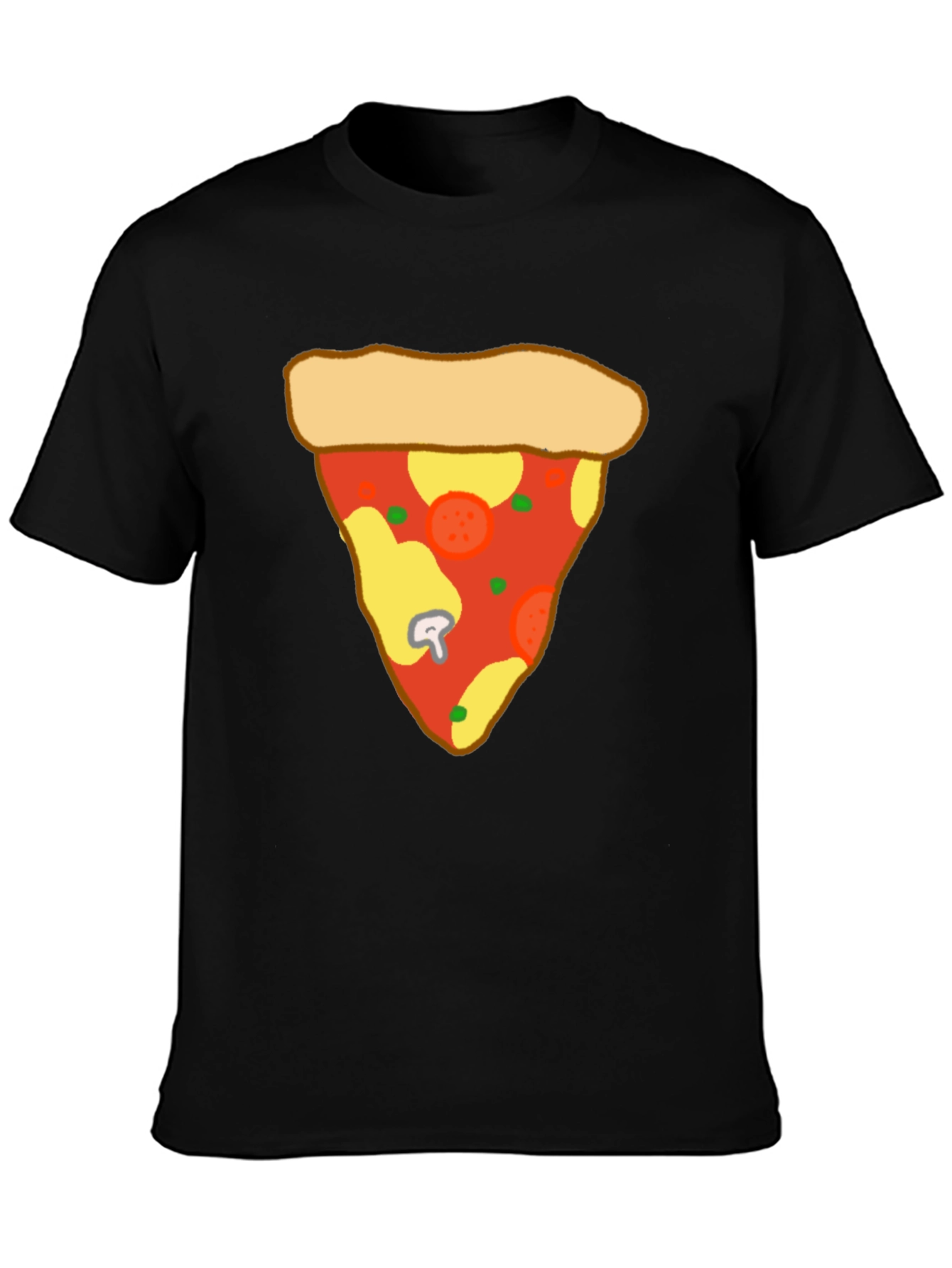 Pizza Slice Graphic Tee - Casual Comfort