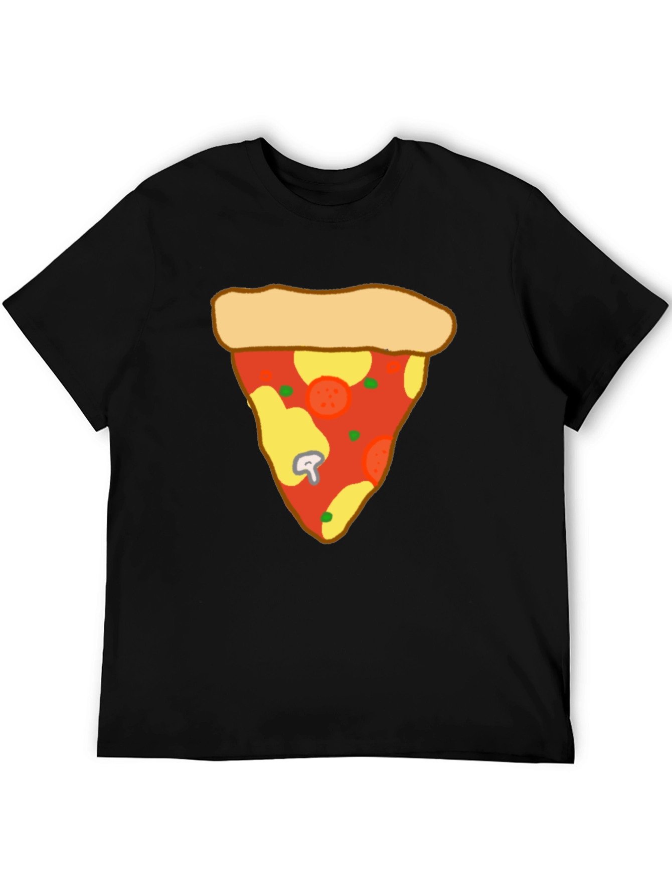 Pizza Slice Graphic Tee - Casual Comfort
