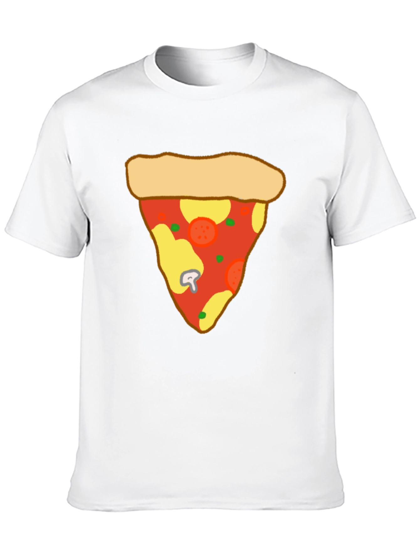 Pizza Slice Graphic Tee - Casual Comfort