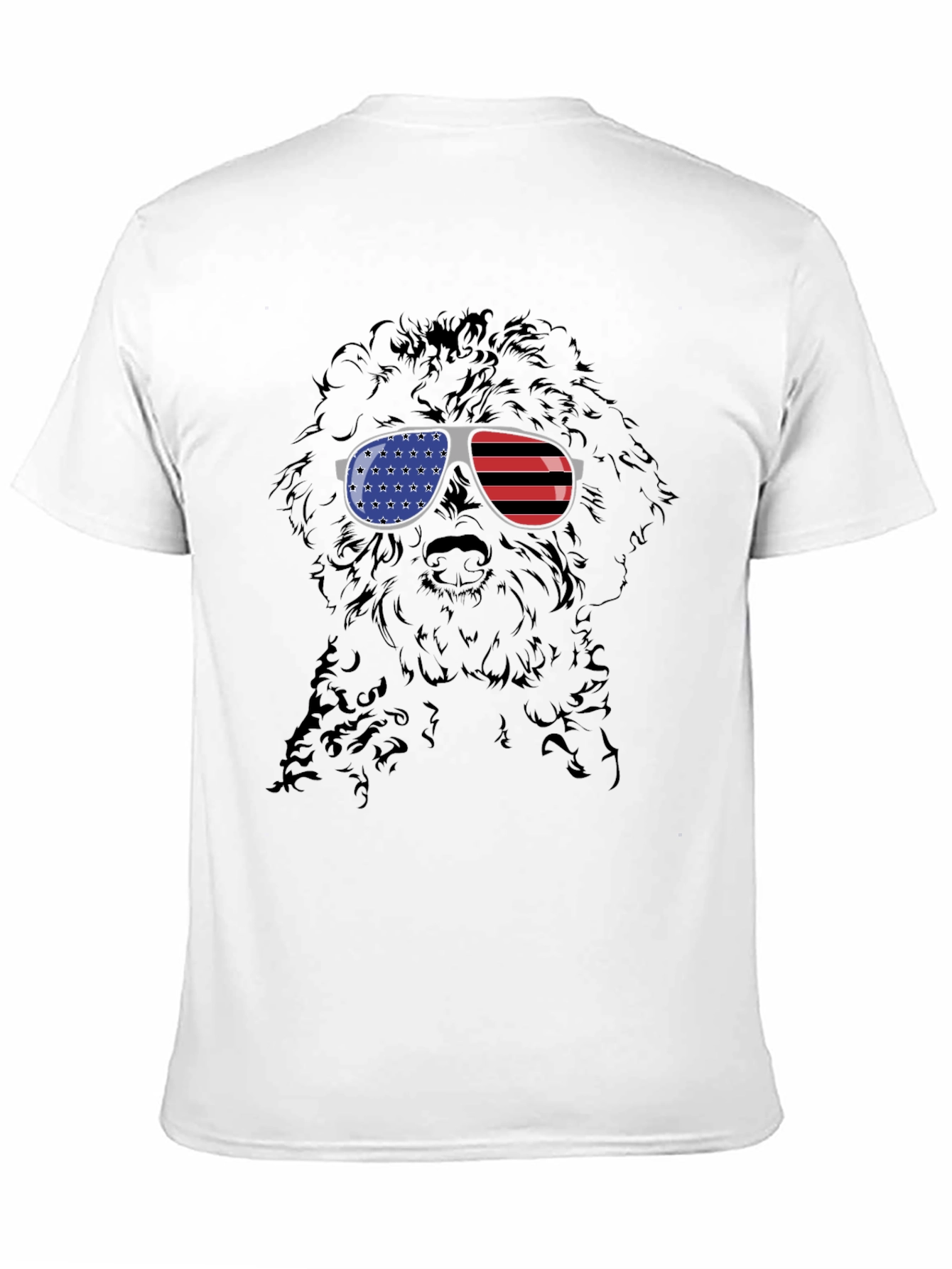 Patriotic Poodle T-Shirt