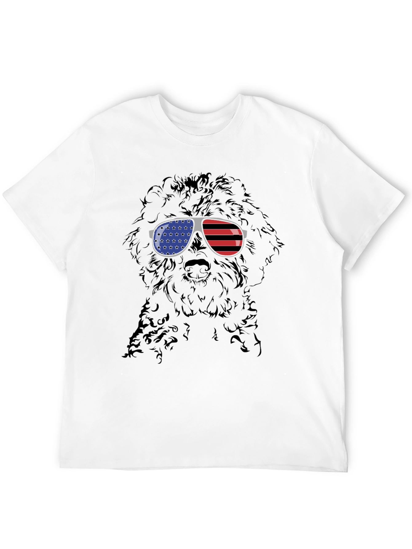 Patriotic Poodle T-Shirt
