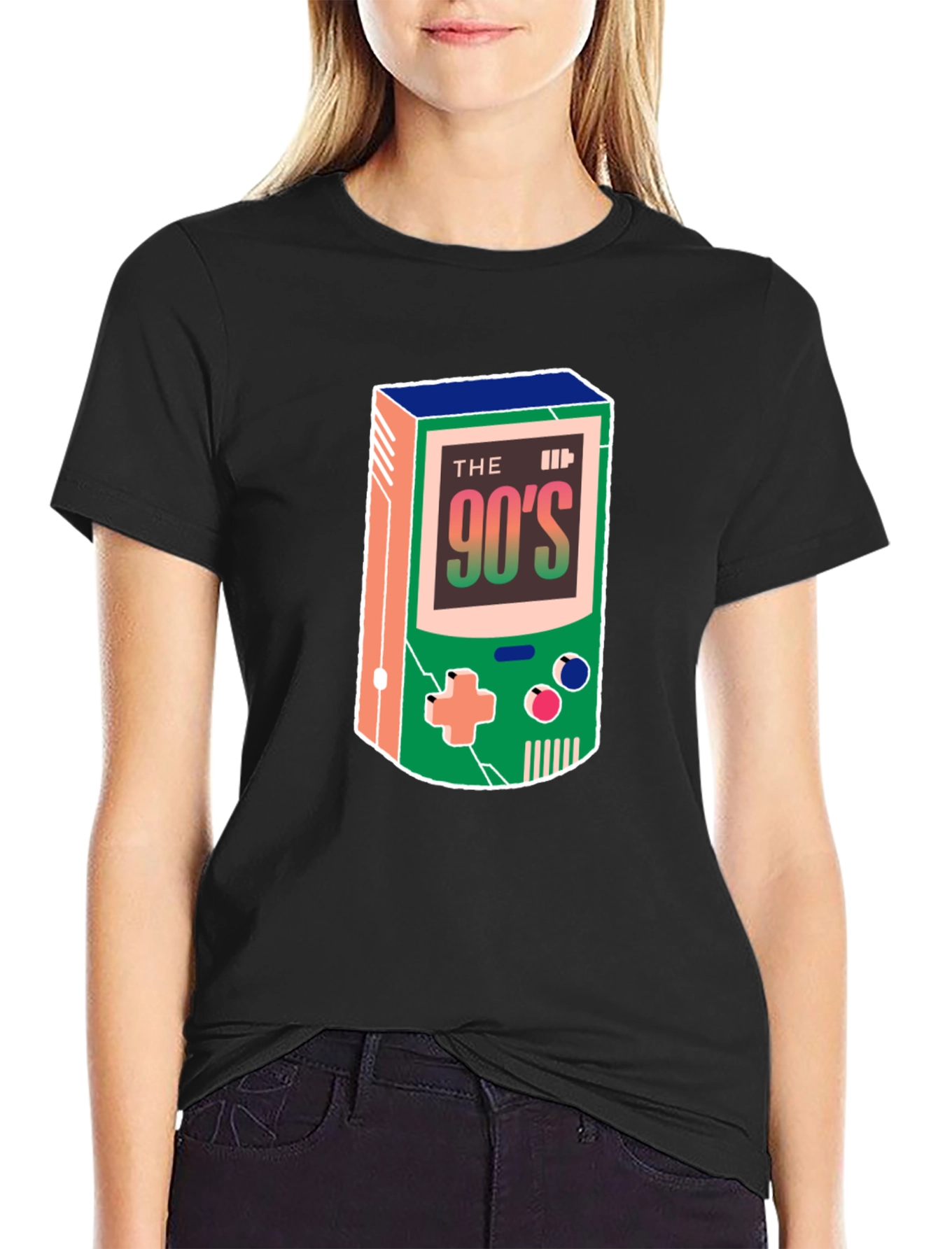 Retro 90s Game Console Graphic T-Shirt
