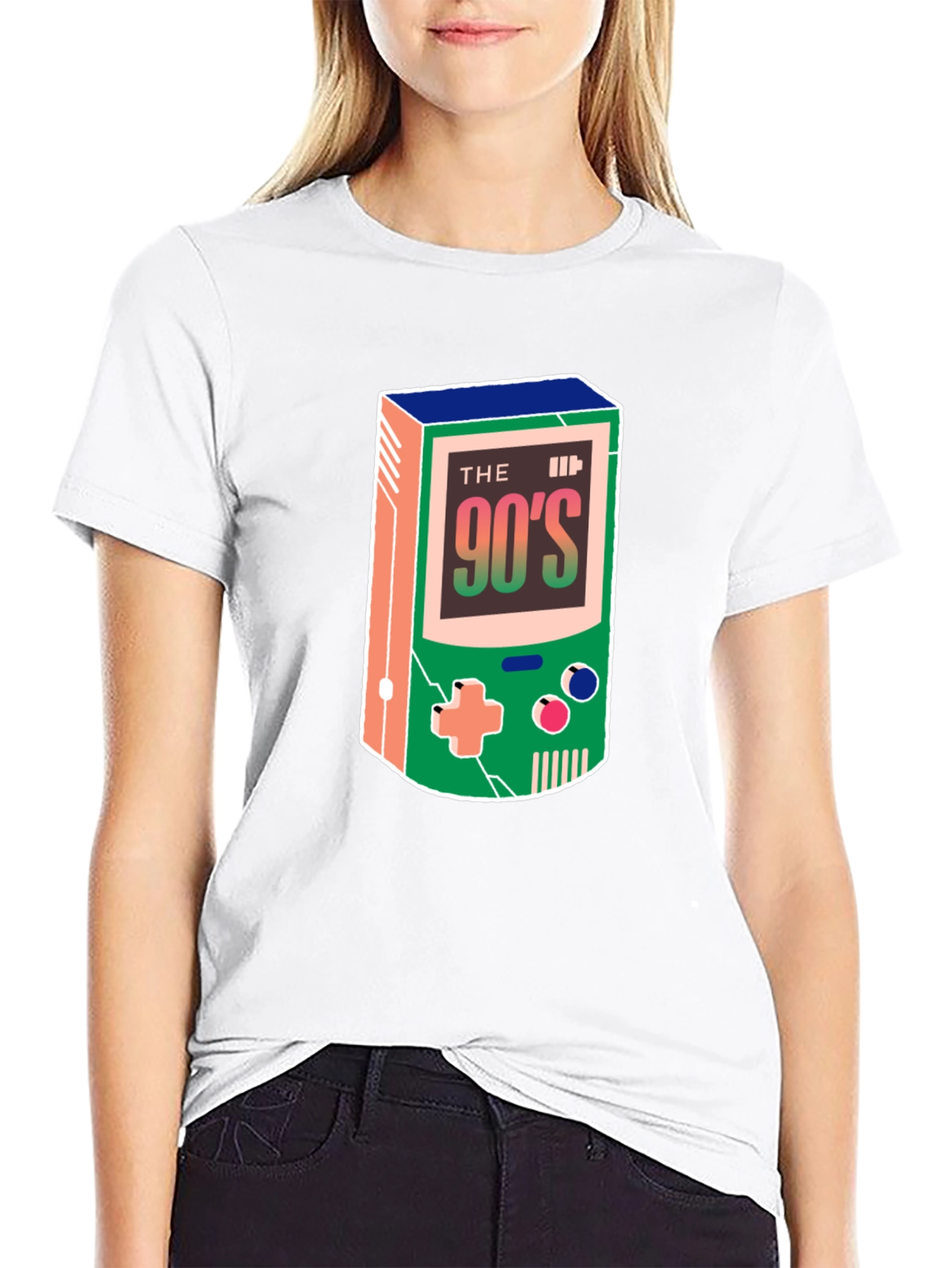 Retro 90s Game Console Graphic T-Shirt
