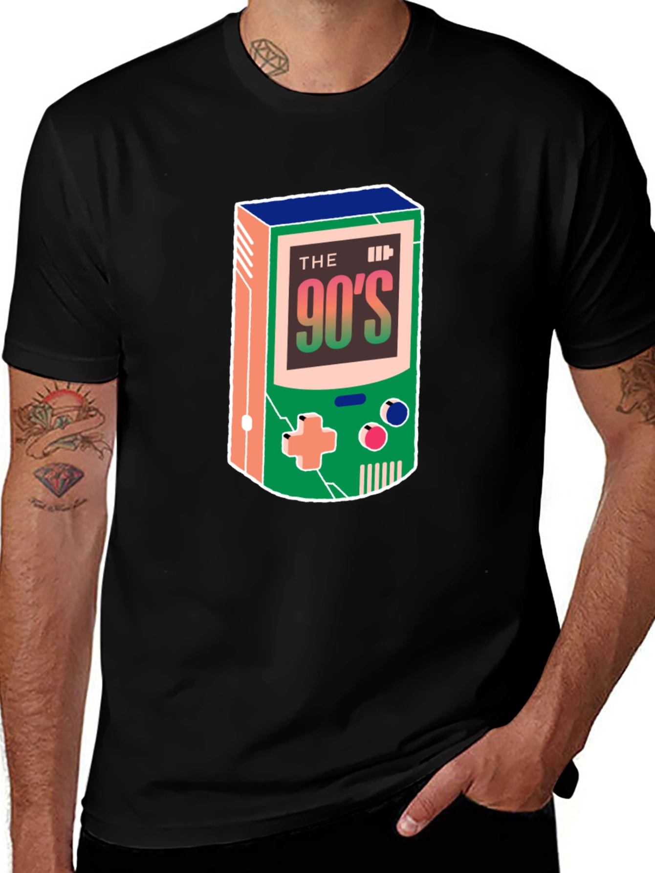 Retro 90s Game Console Graphic T-Shirt