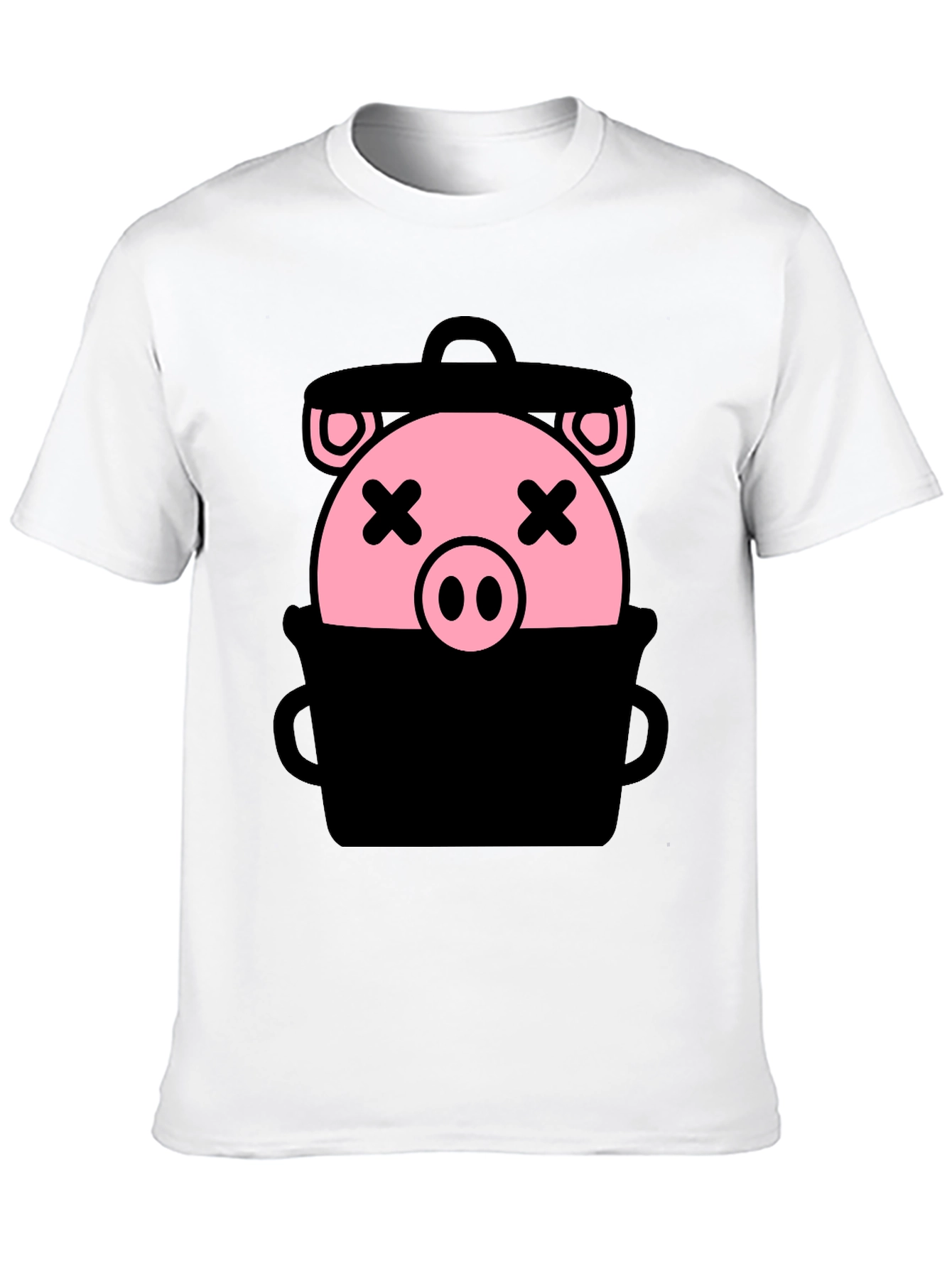 Trash Pig Graphic Tee - Unisex Black T-Shirt