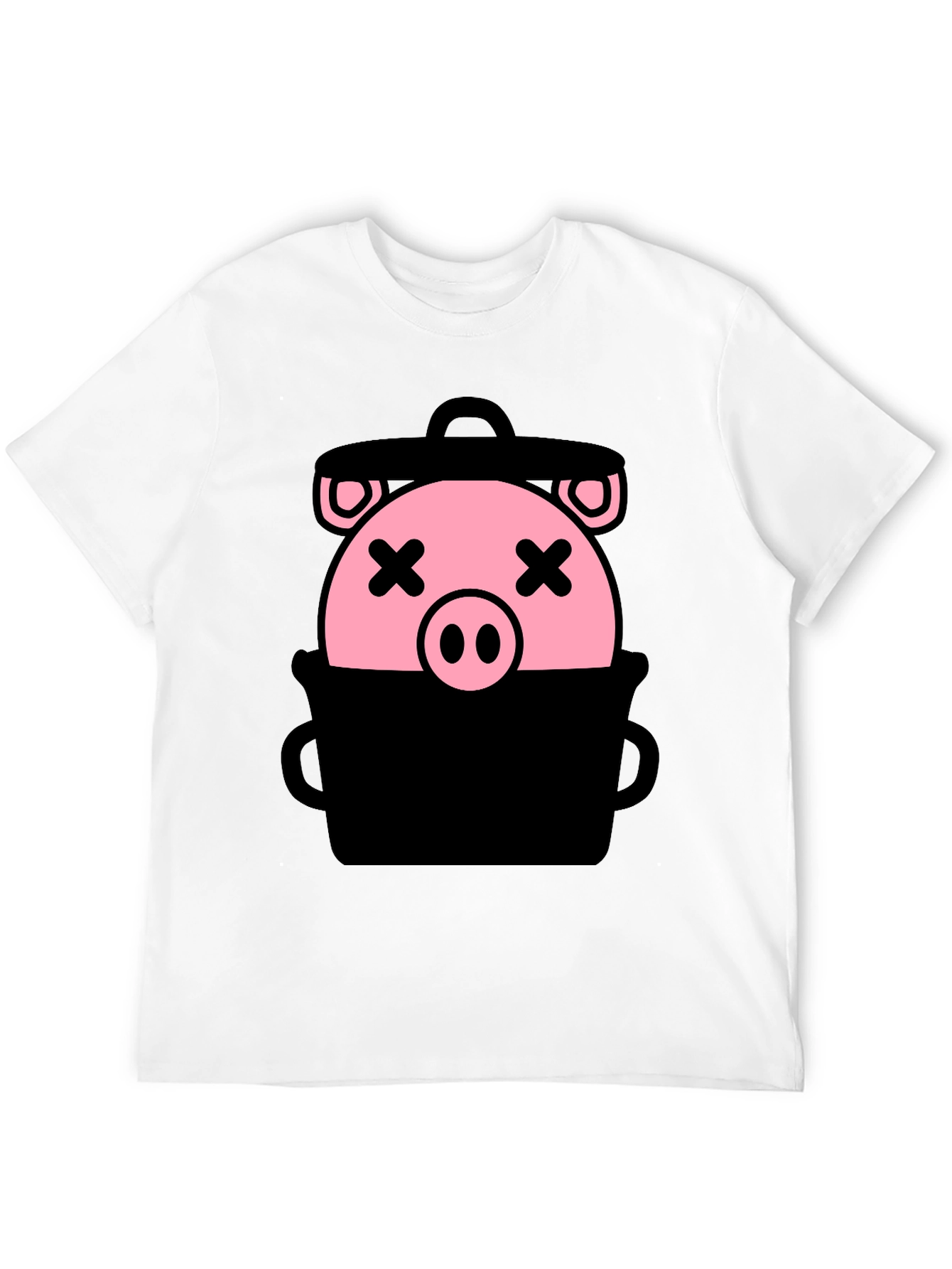 Trash Pig Graphic Tee - Unisex Black T-Shirt