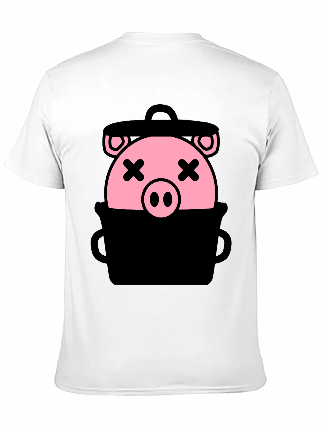 Trash Pig Graphic Tee - Unisex Black T-Shirt