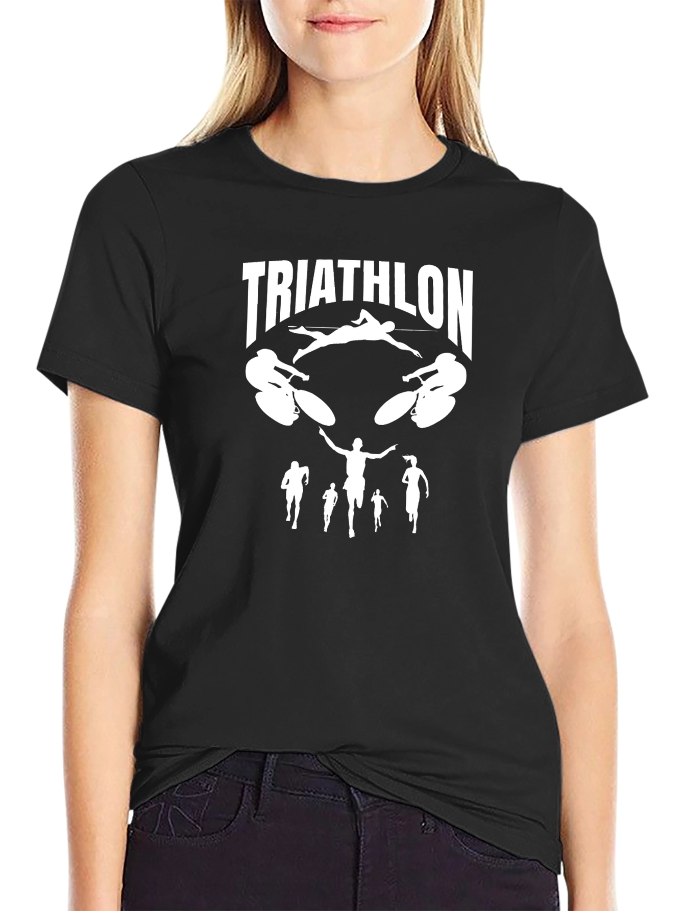 Triathlon T-Shirt - Swim Bike Run