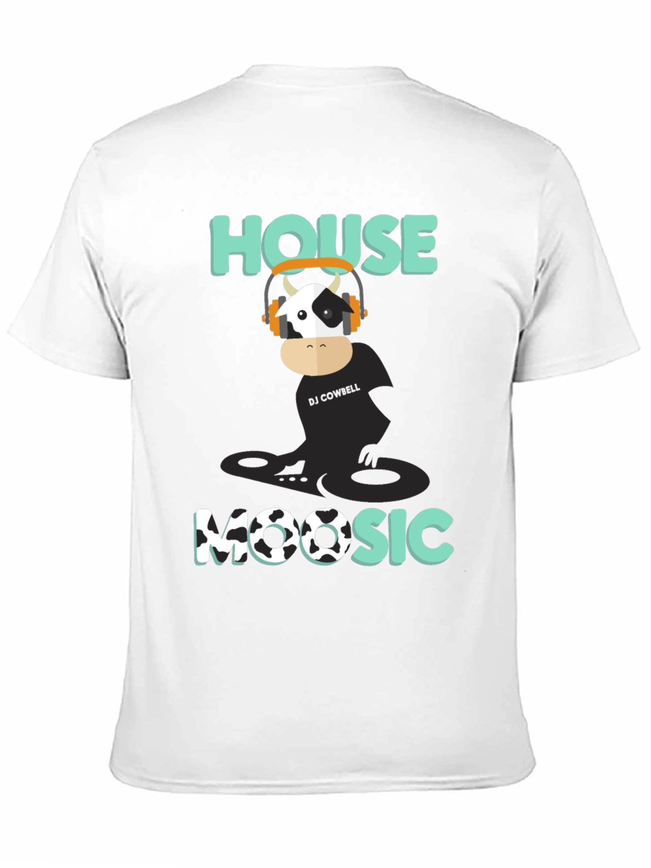 DJ Cowbell House Moosic T-Shirt - Black