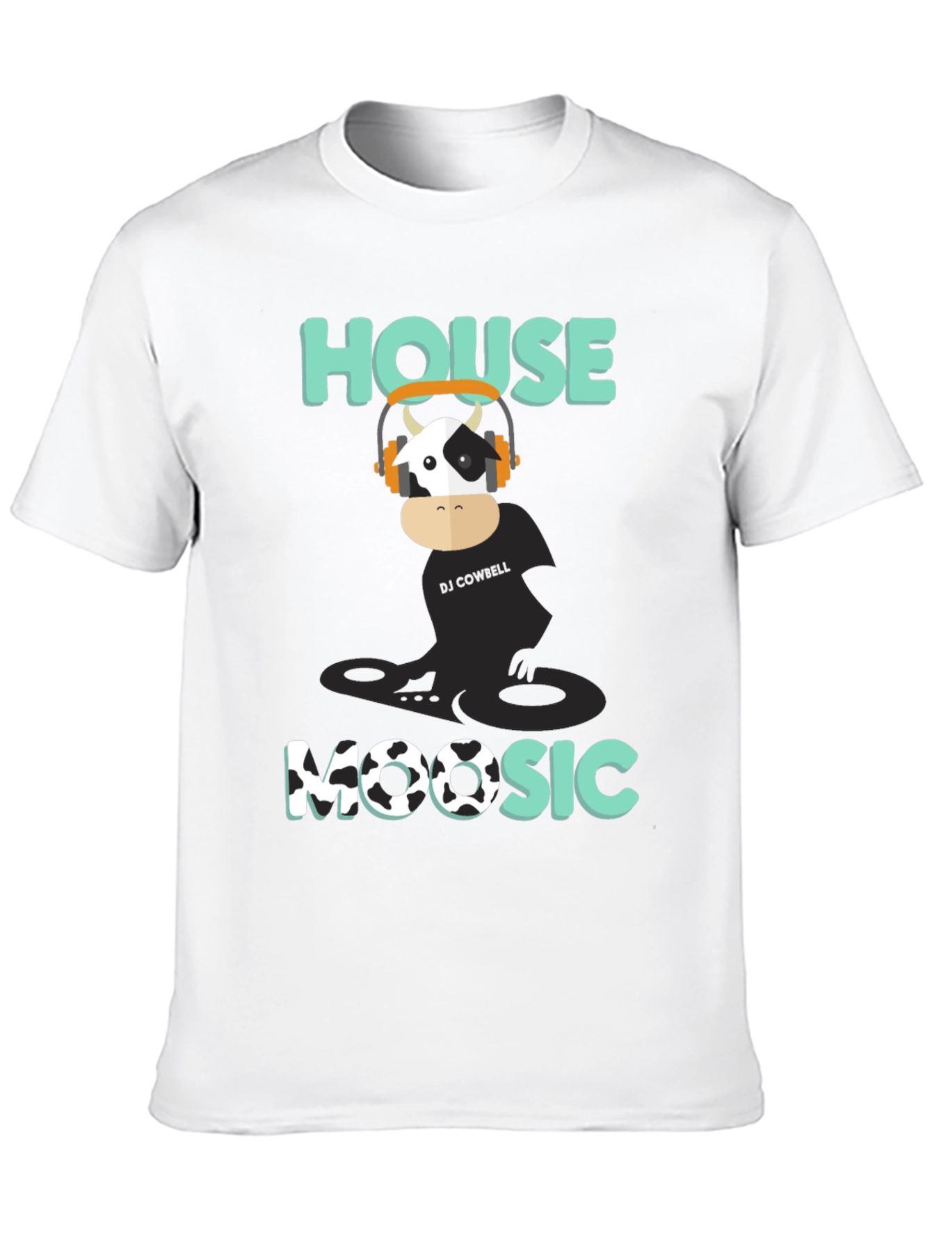 DJ Cowbell House Moosic T-Shirt - Black