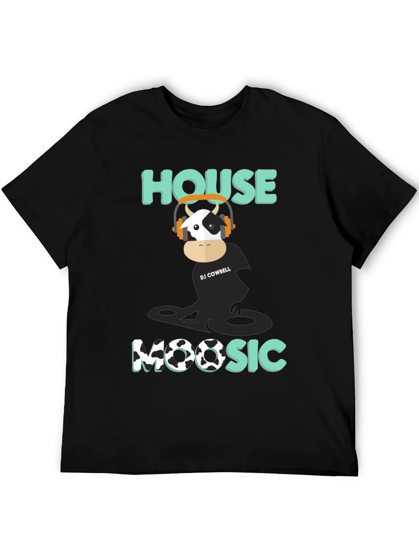 DJ Cowbell House Moosic T-Shirt - Black