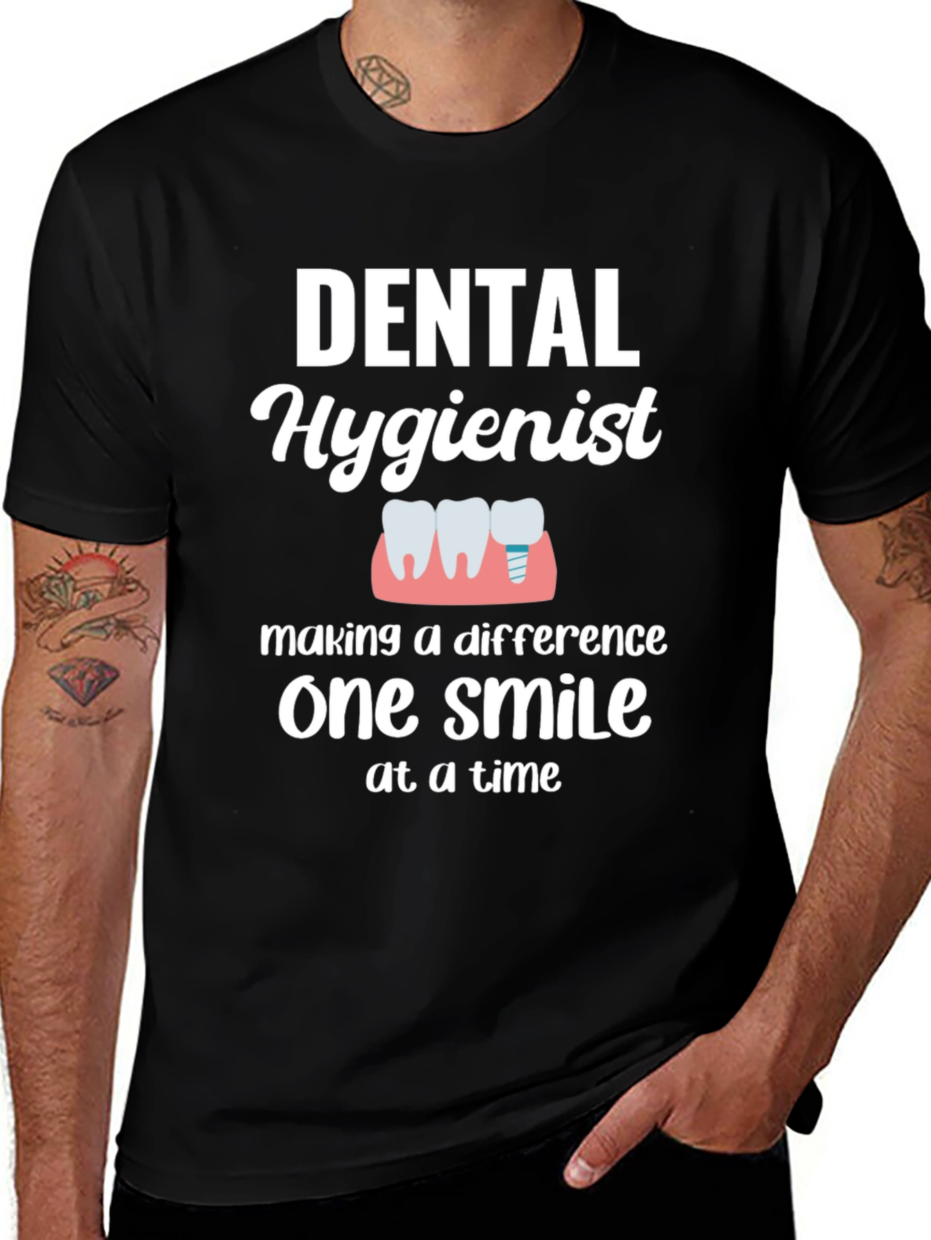 Dental Hygienist T-Shirt - Making a Difference