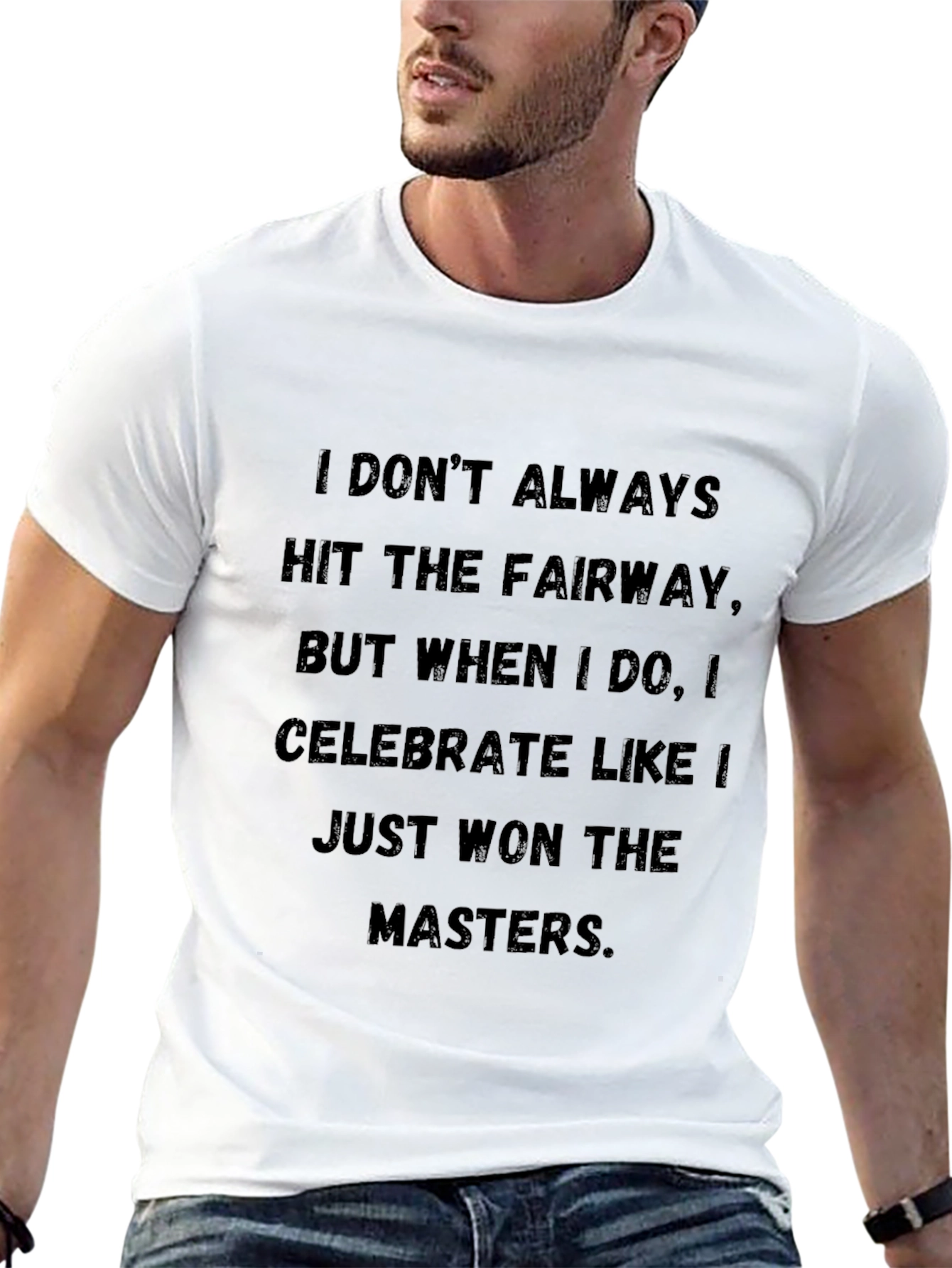 Golf Humor T-Shirt: Celebrate Like a Masters Champ