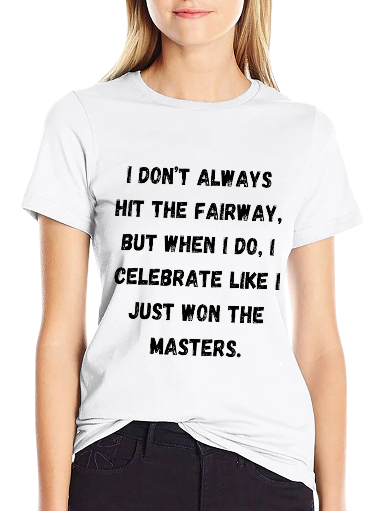 Golf Humor T-Shirt: Celebrate Like a Masters Champ