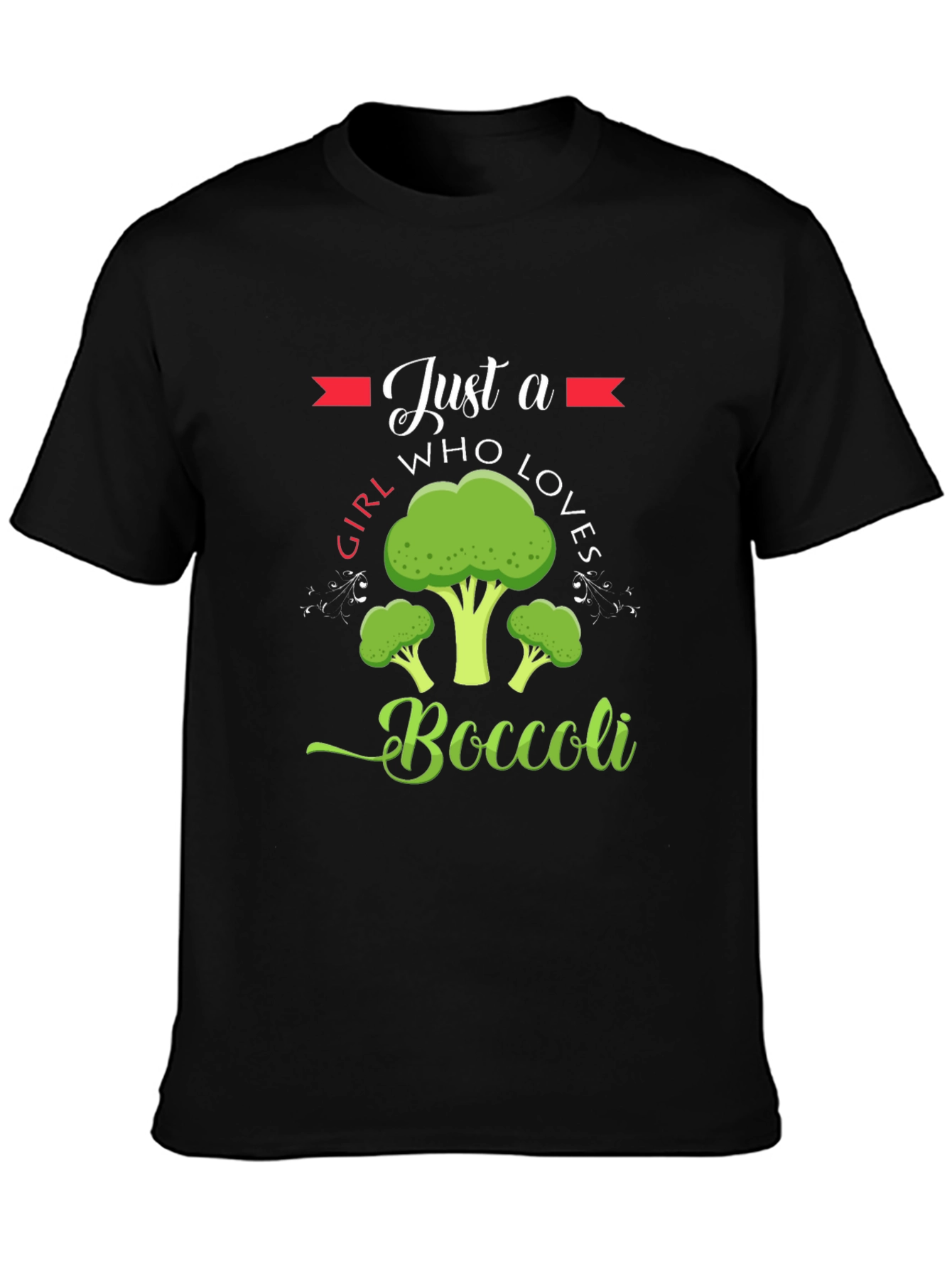 Just A Girl Who Loves Broccoli T-Shirt