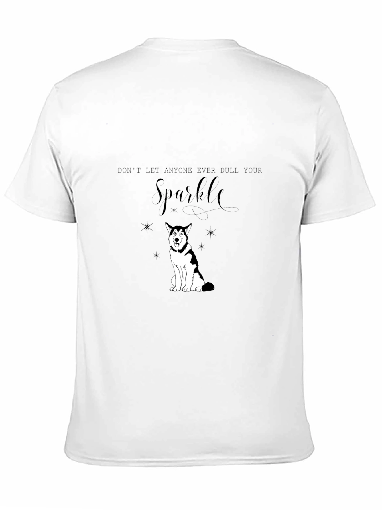 Sparkle Husky Graphic T-Shirt - Mens