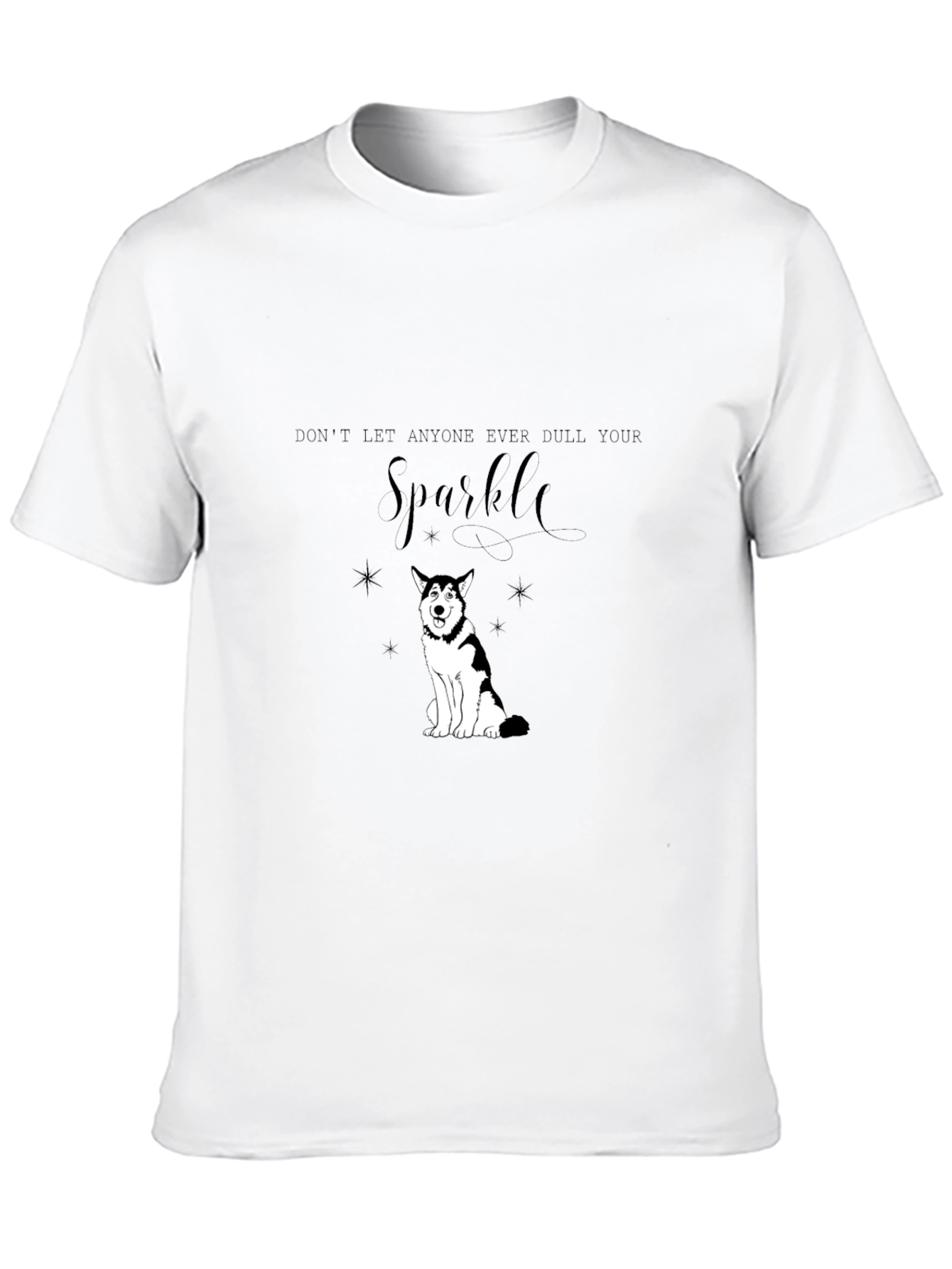 Sparkle Husky Graphic T-Shirt - Mens