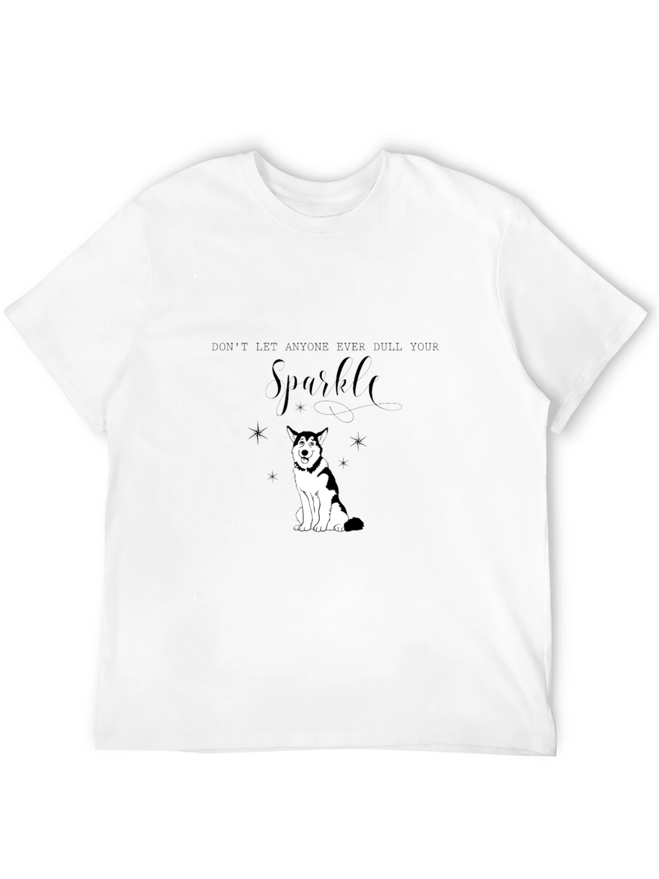 Sparkle Husky Graphic T-Shirt - Mens