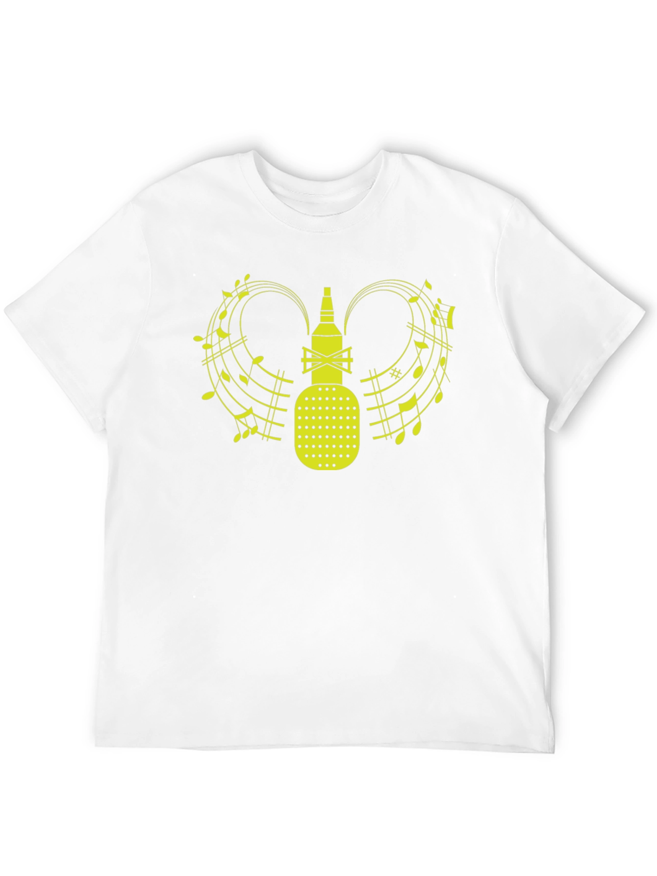 Music Microphone Graphic Tee