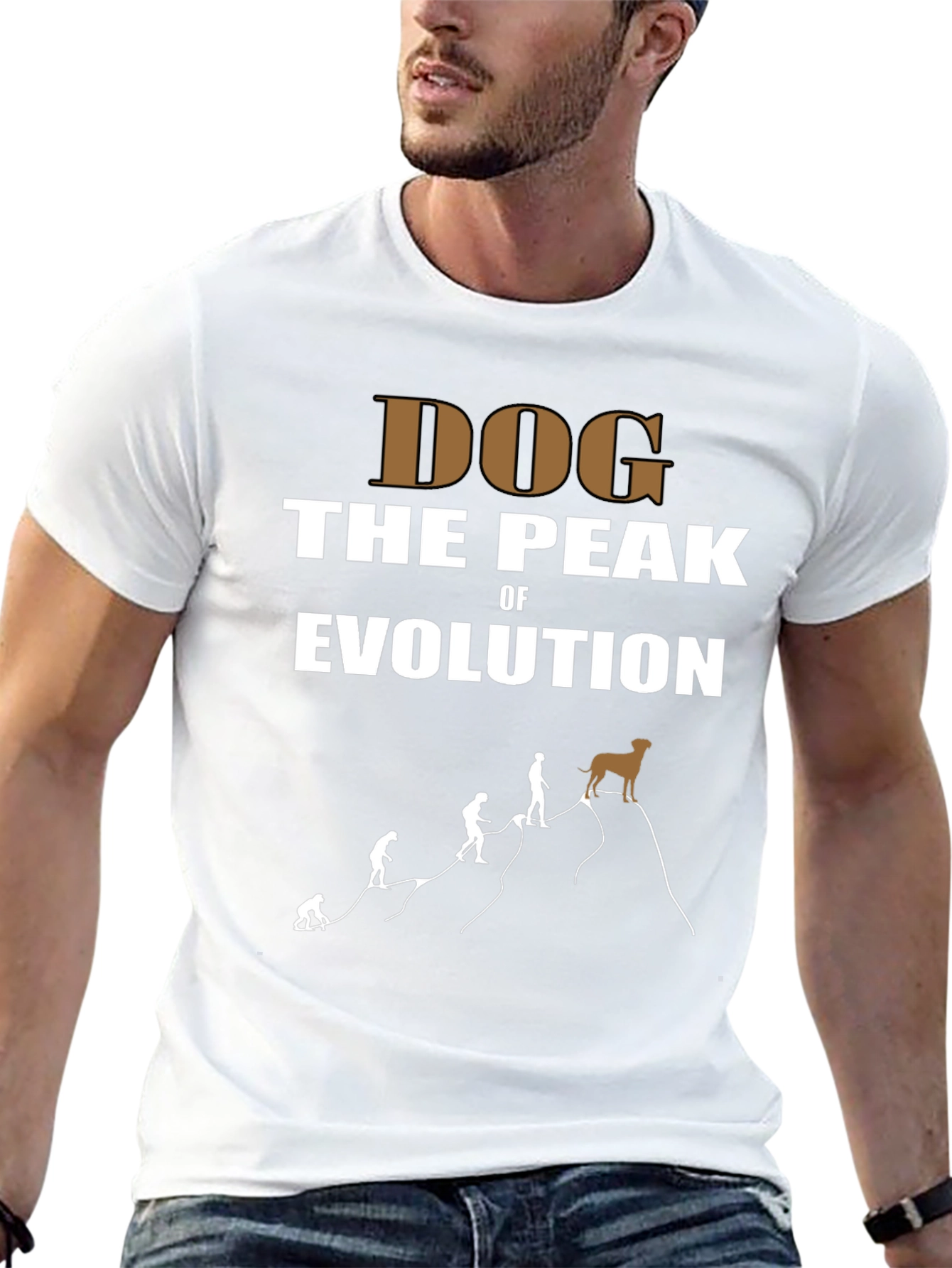 Dog the Peak of Evolution T-Shirt