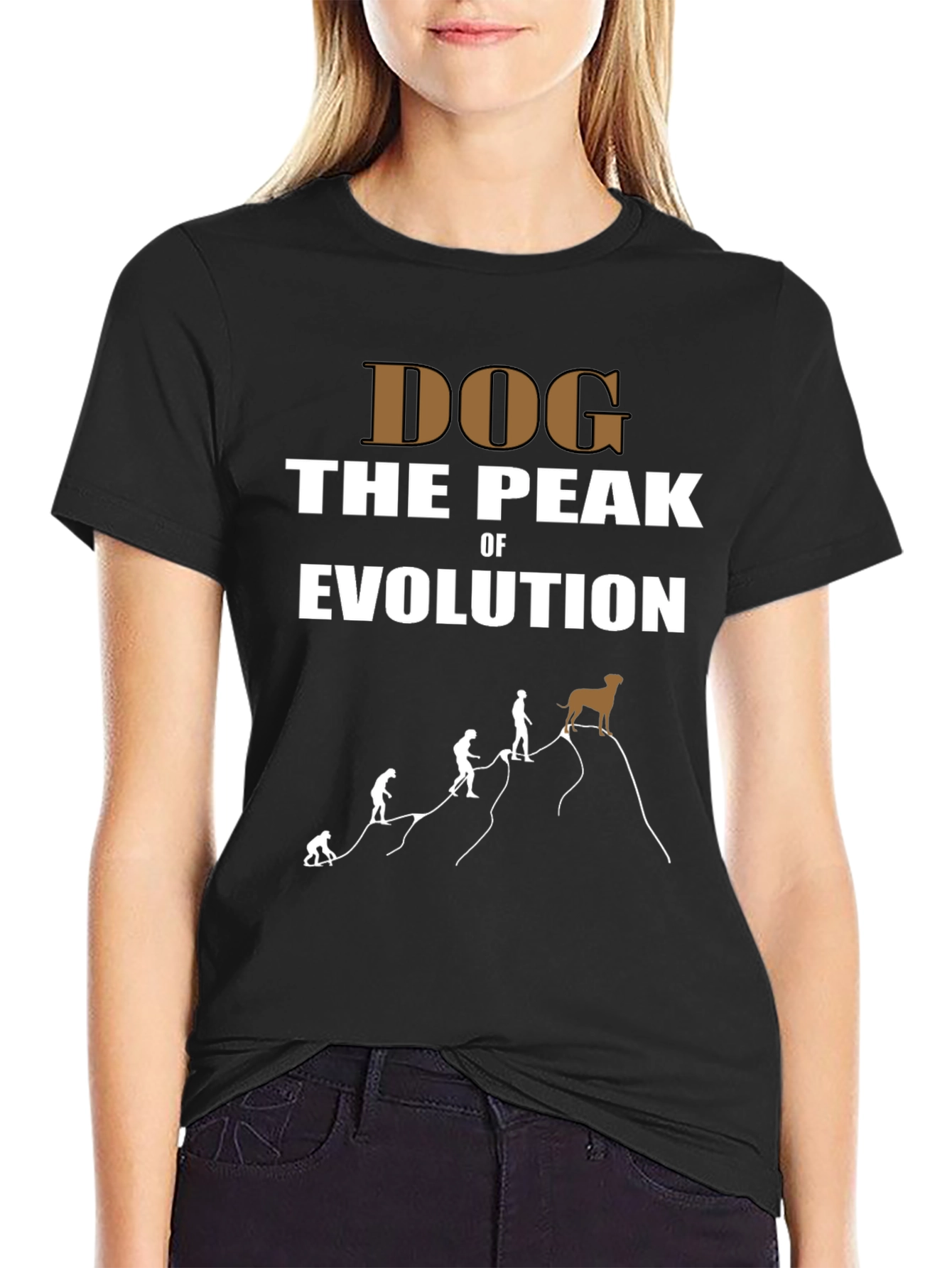 Dog the Peak of Evolution T-Shirt