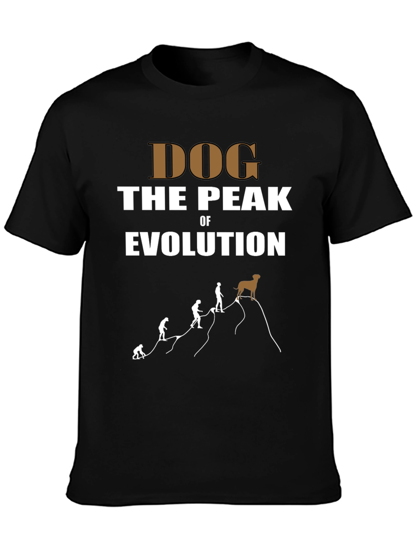 Dog the Peak of Evolution T-Shirt