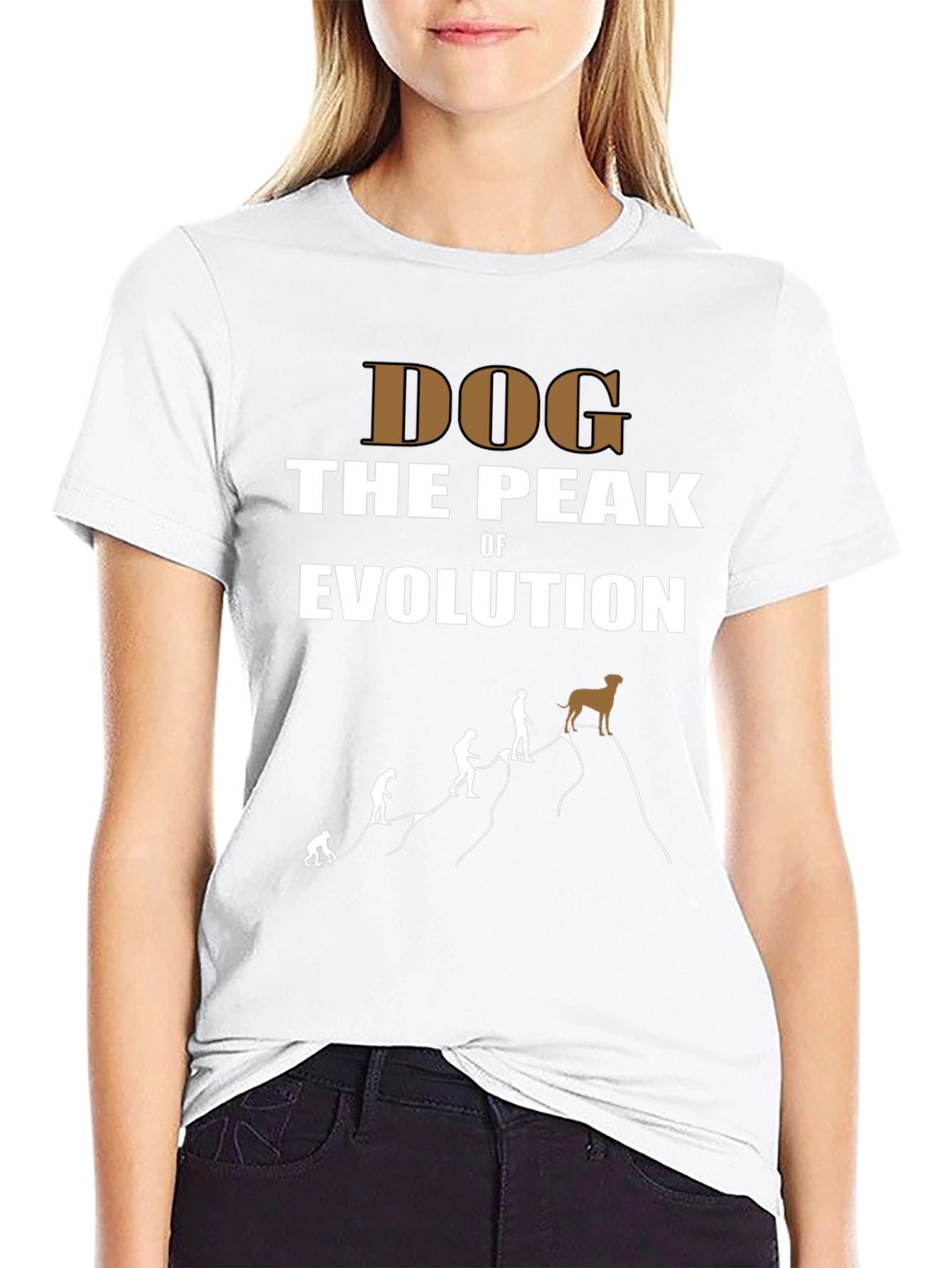 Dog the Peak of Evolution T-Shirt