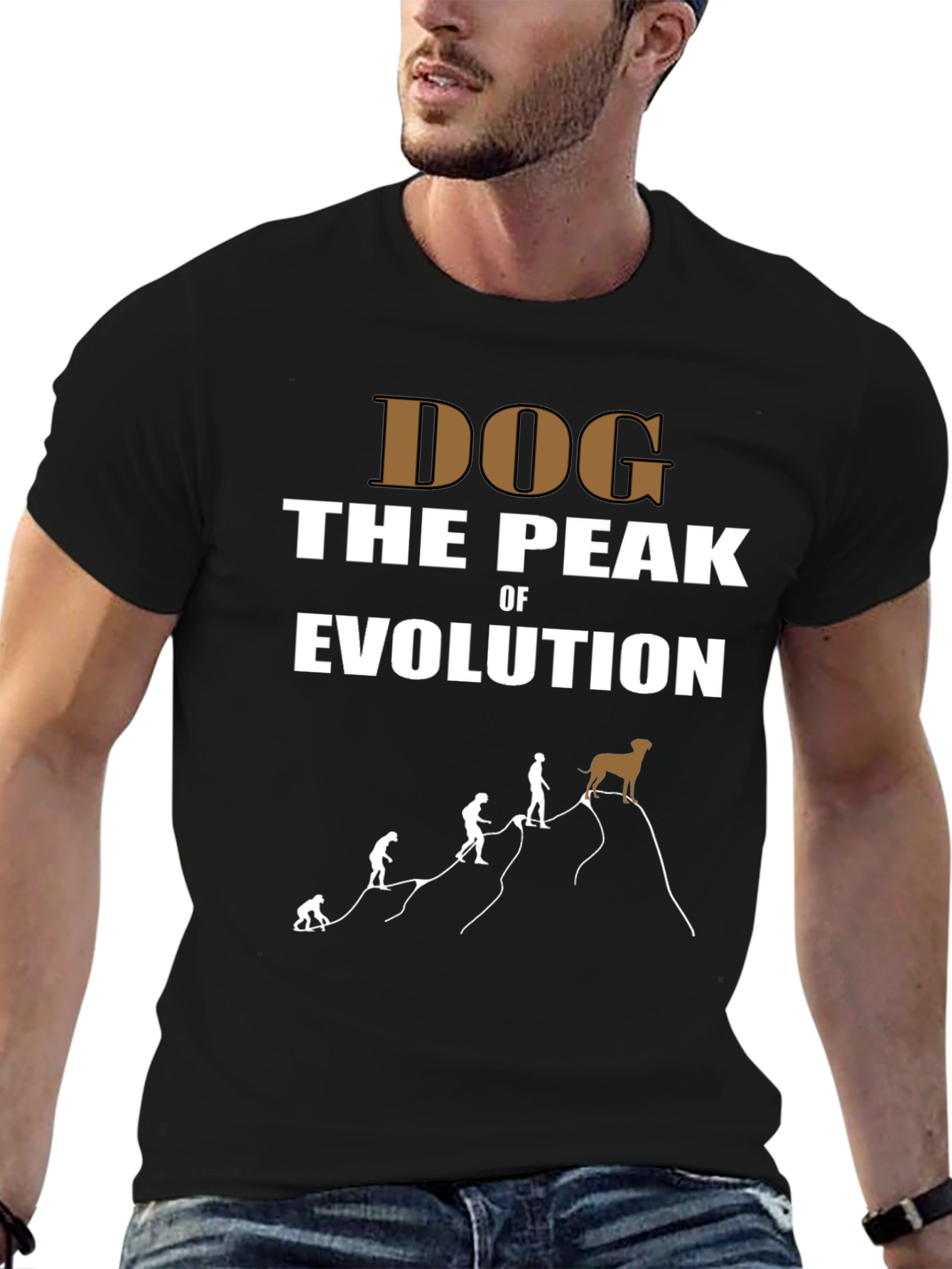 Dog the Peak of Evolution T-Shirt