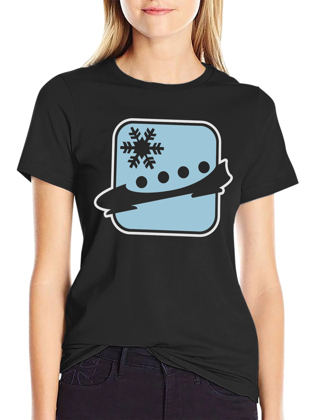 Snowflake Graphic Tee - Cool Winter Style!