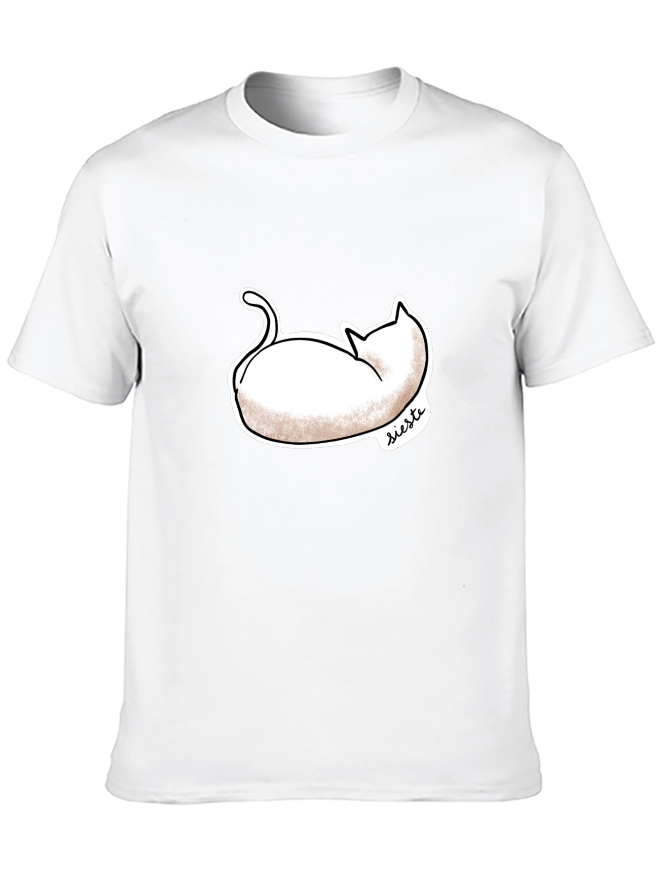Siesta Cat T-Shirt - Relaxed Fit